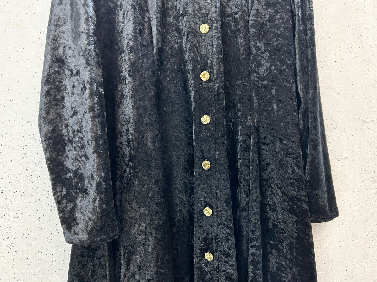 Vintage Velours Dress [I34011]