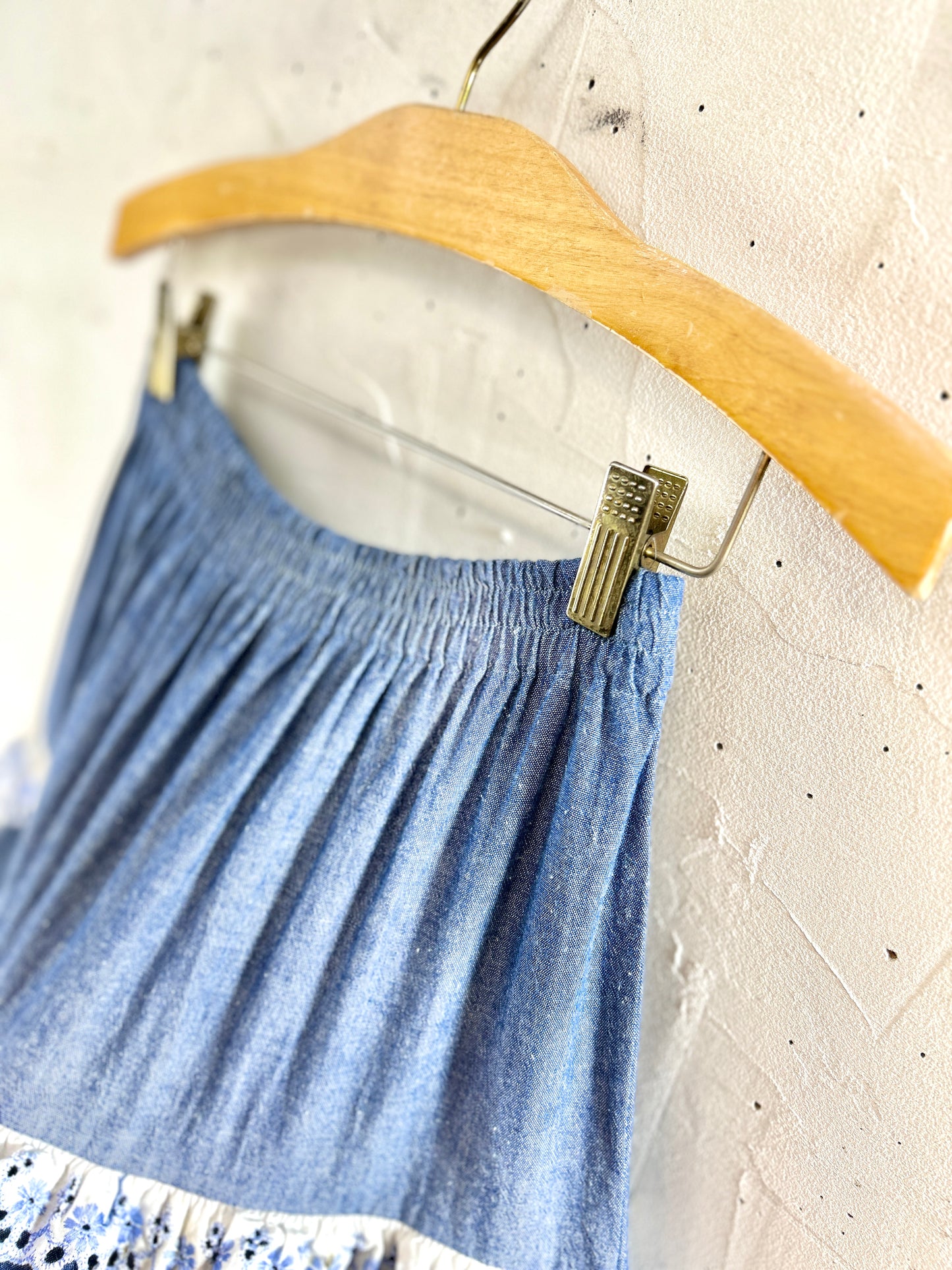 Vintage Chambray Skirt [I30242]