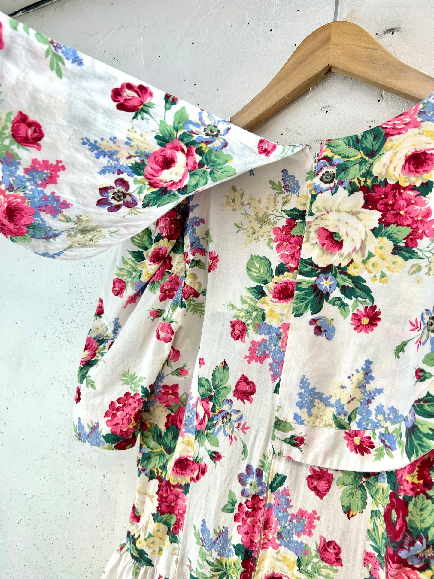 Vintage Sailor Collar Dress MADE IN USA [G33245]
