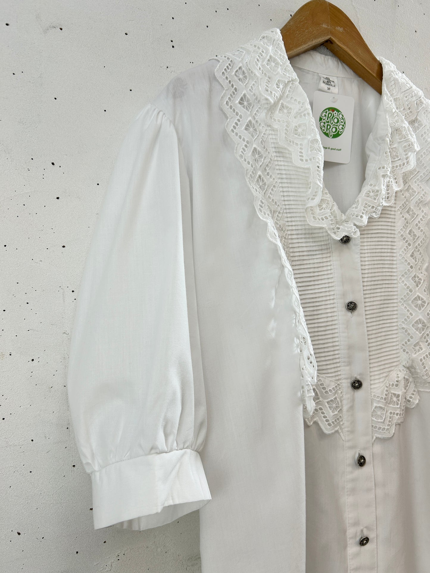 Vintage White Blouse [H30787]