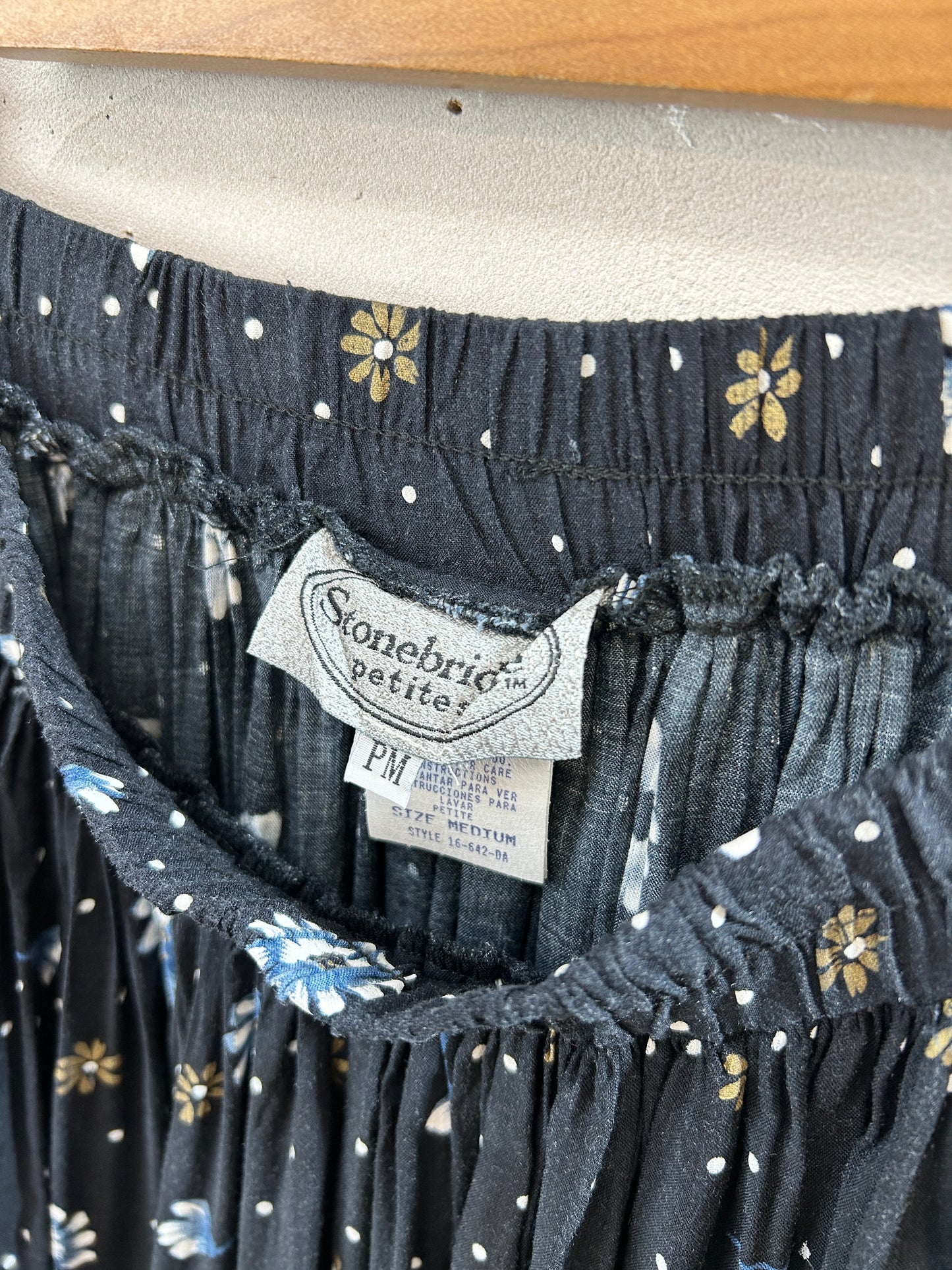 Vintage  Flower Skirt [H30884]