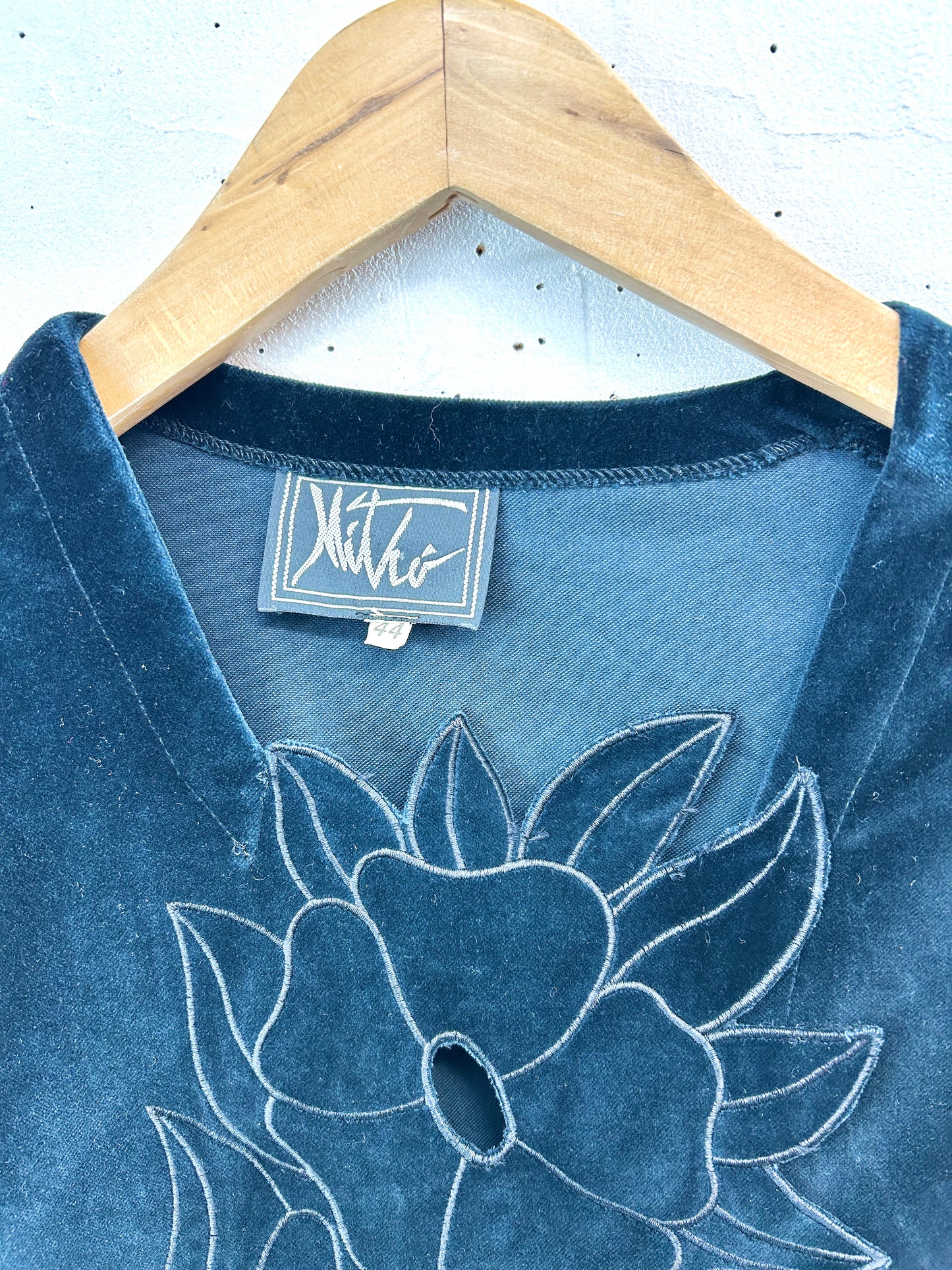 Vintage velours tops [A31416]