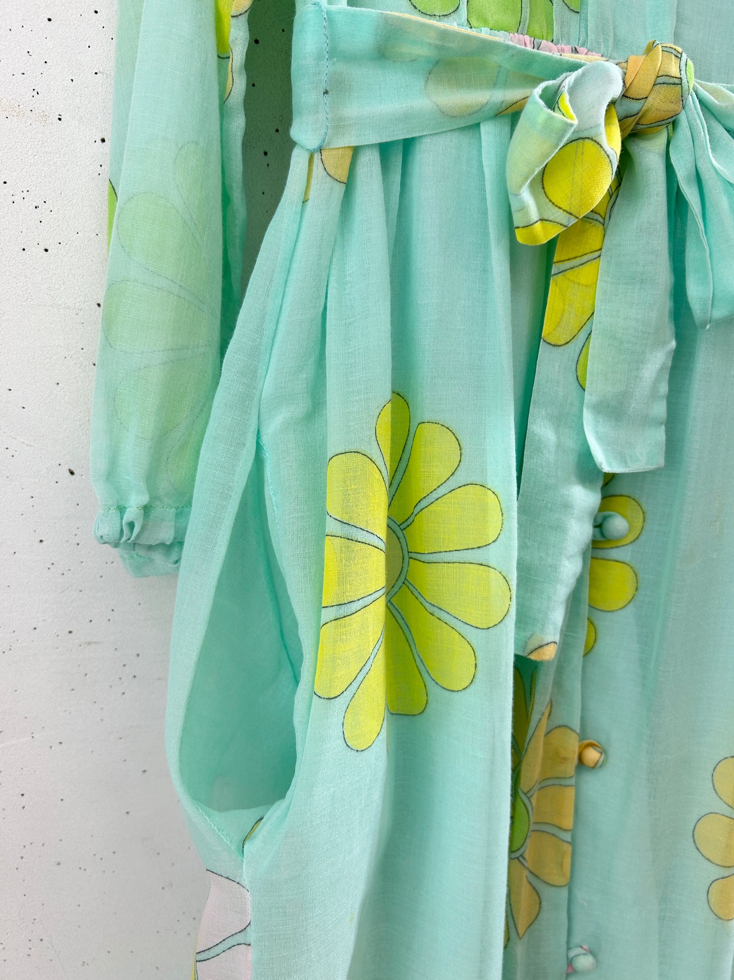 Vintage '70s Flower Dress [H30806]