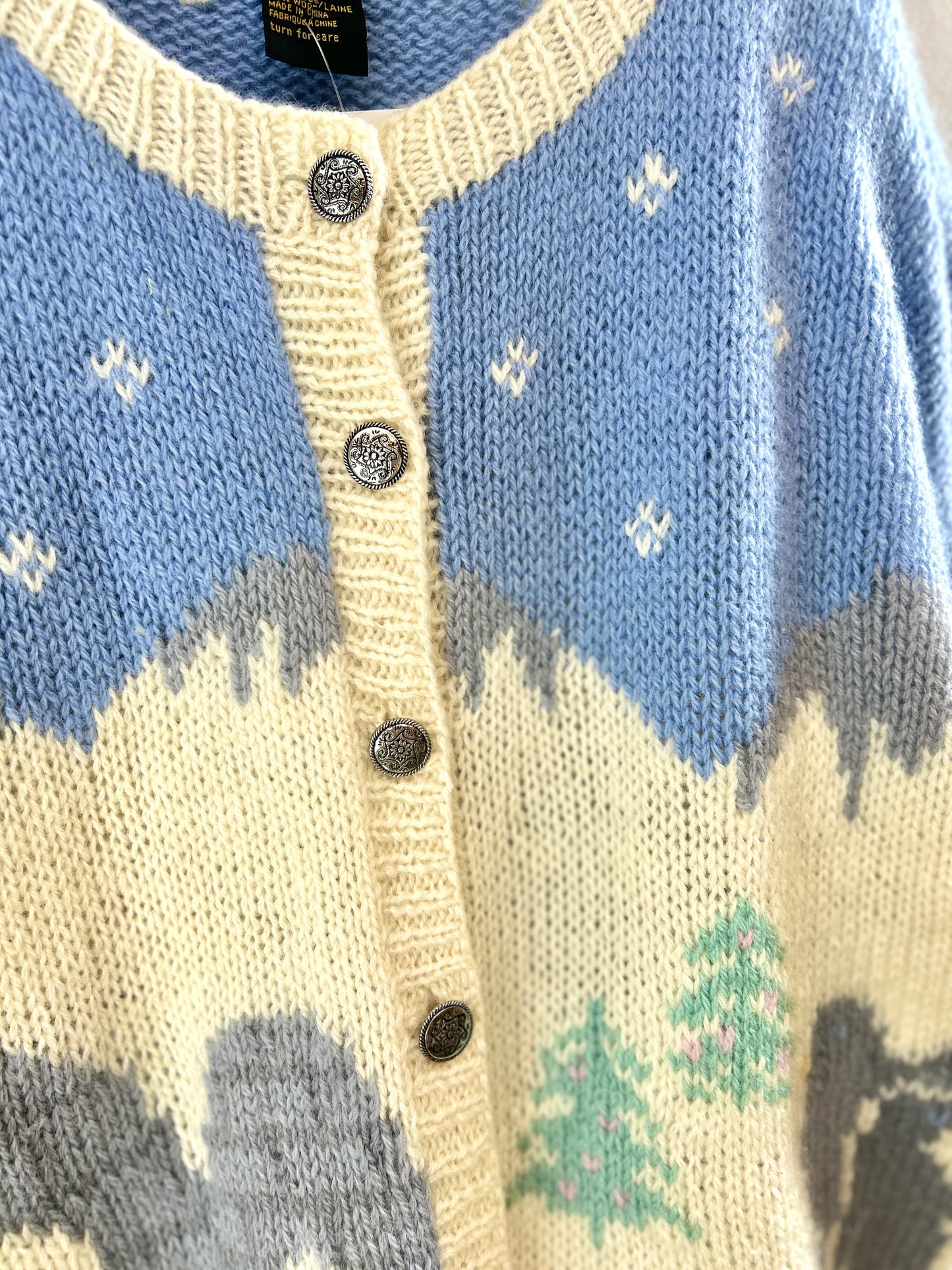 Vintage Hand Knit Cardigan [J30644]