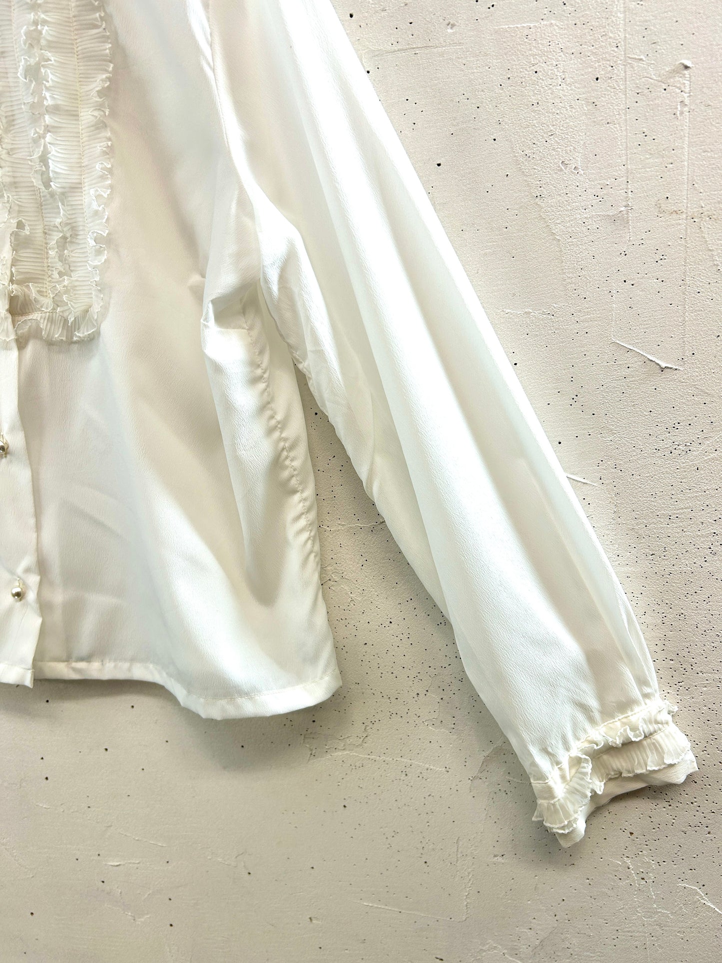 60s Vintage Frill Blouse [A31547]