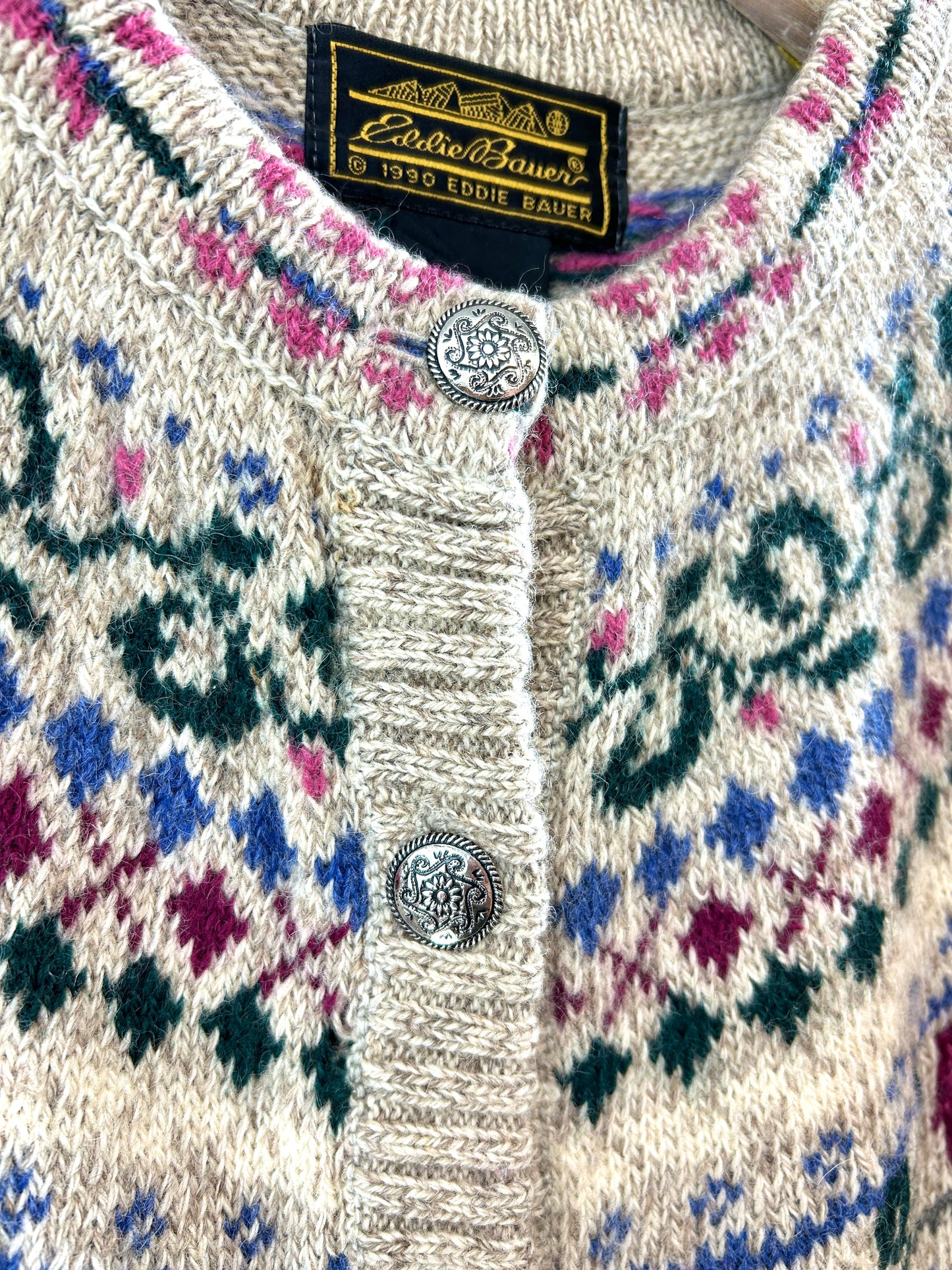 Vintage Knit Cardigan ~Eddie Bauer~[K30721]