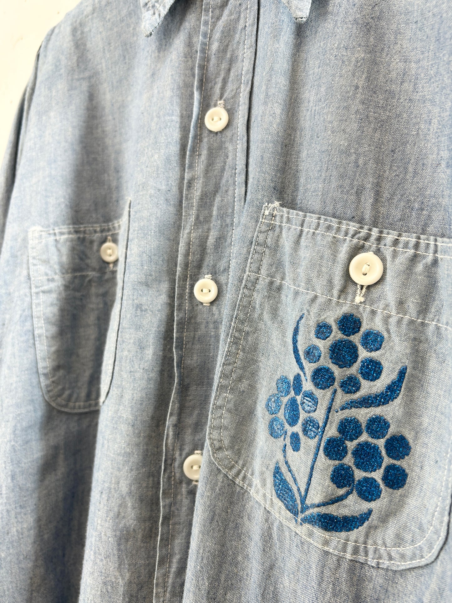 Vintage Chambray Rubber Shirt [H30848]