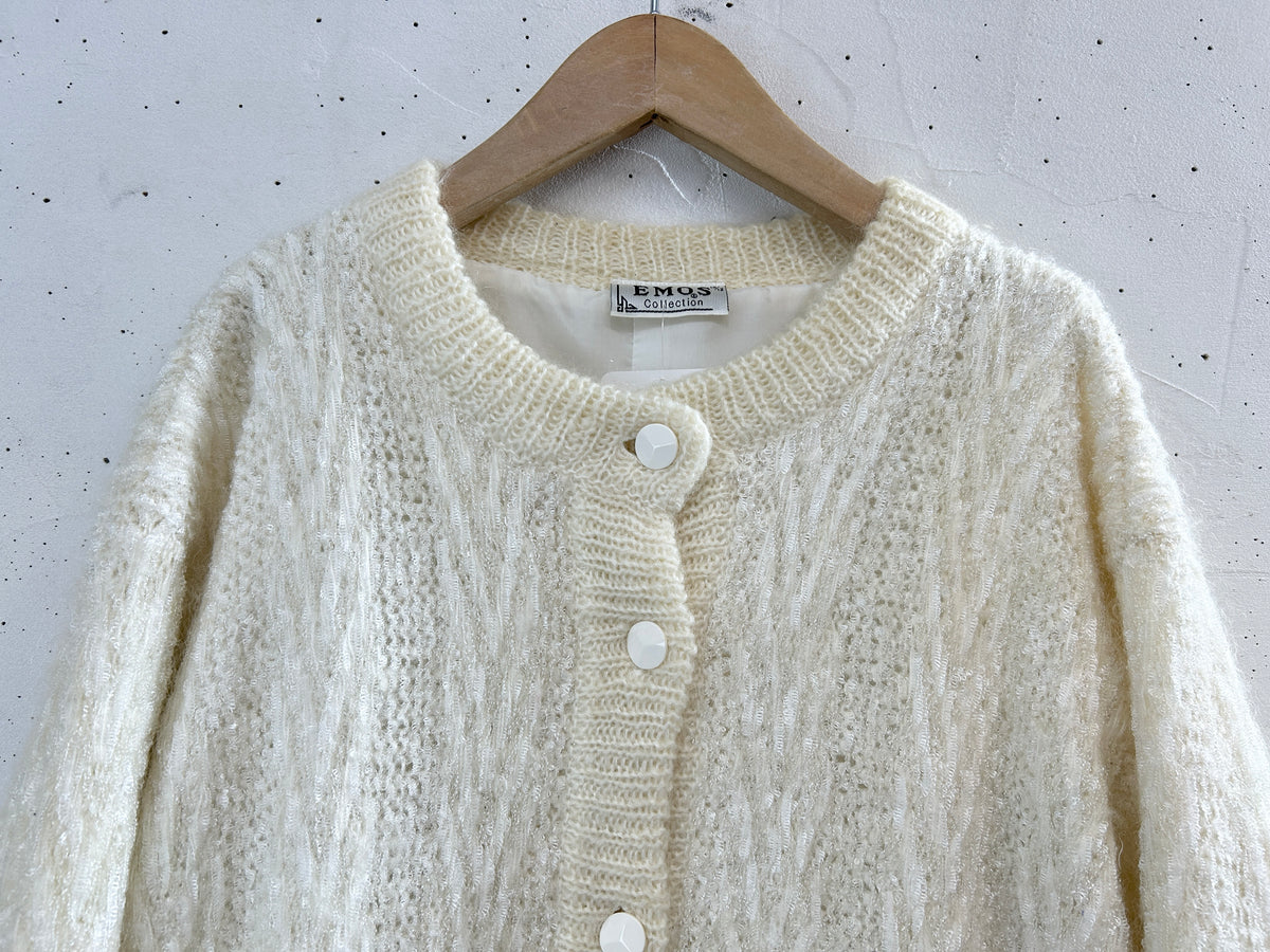 Vintage Mohair Knit Cardigan [J34171]