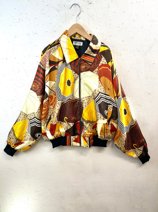 Vintage Silk Blouson [B31724]