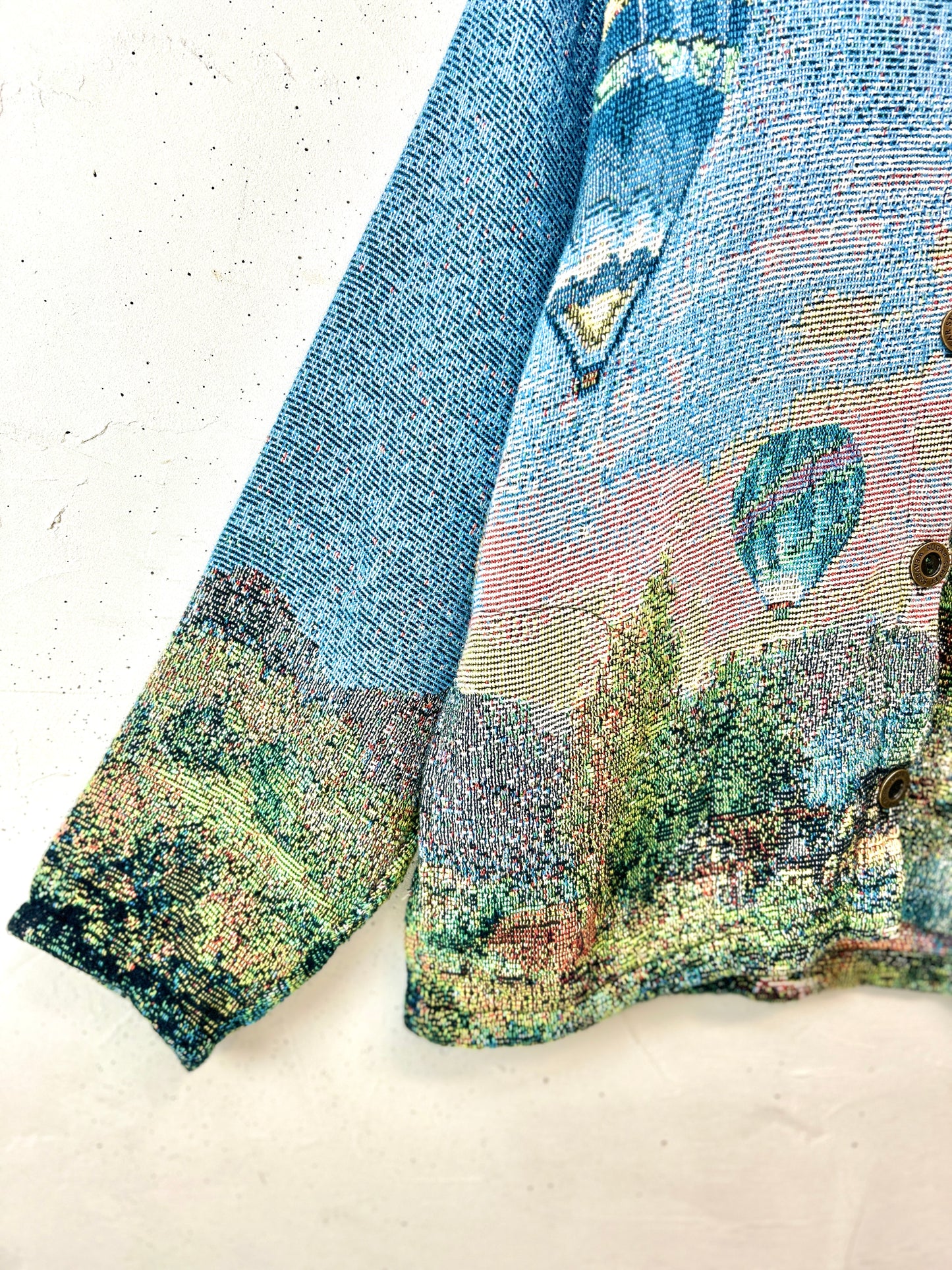 Vintage Rug Jacket 〜SUGAR STREET WEAVERS〜 MADE IN USA [L30977]