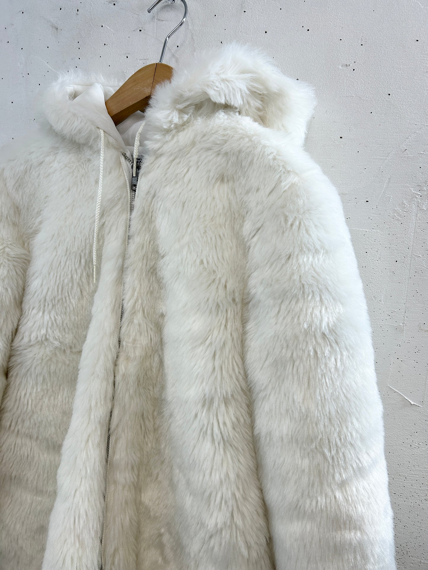 Vintage Eco Fur Jacket 〜MADE IN USA〜 [L31115]