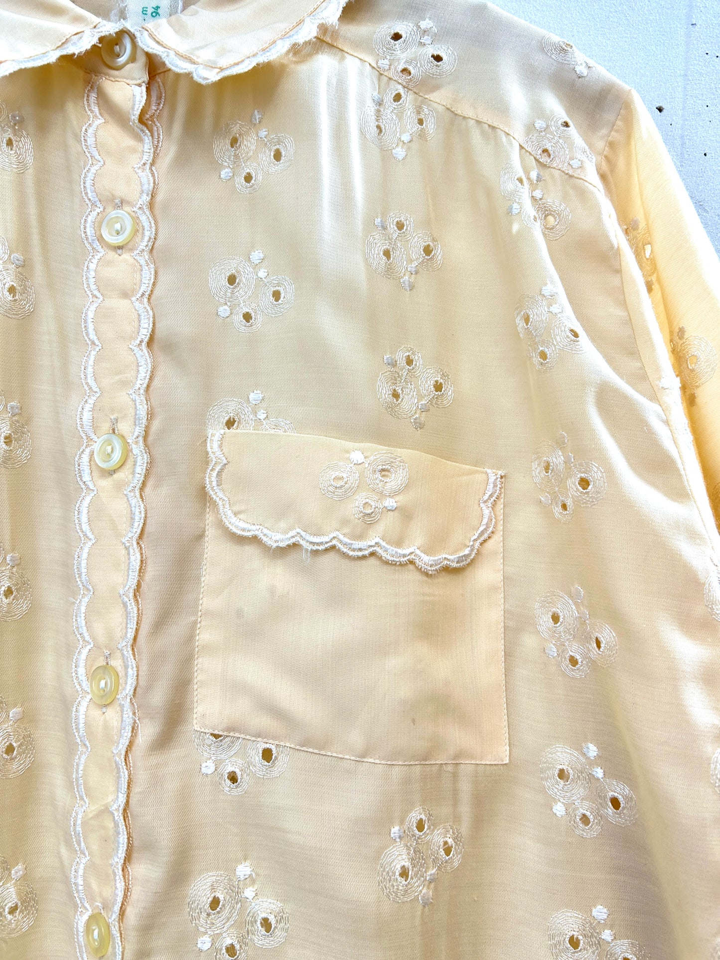 Vintage Cutwork Blouse [E32486]