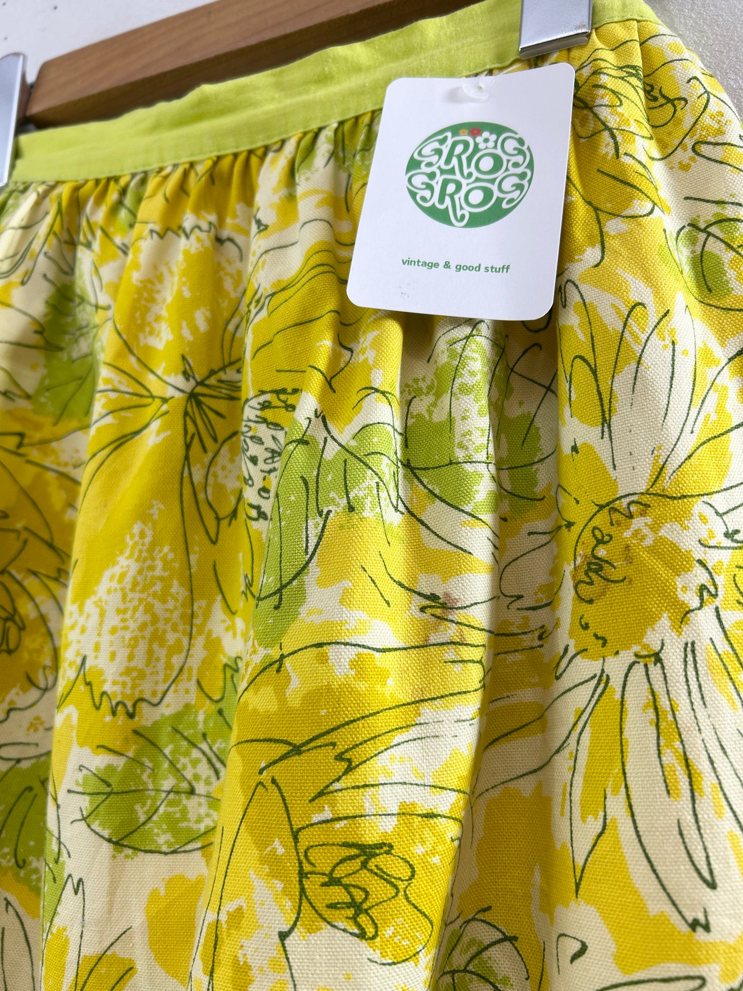 Vintage Wrap Skirt '70s Flower [H30807]