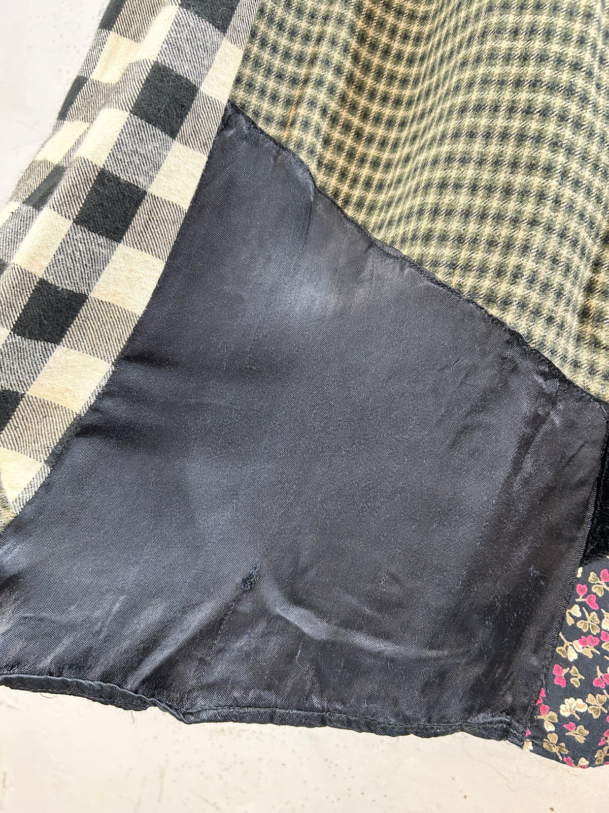 Vintage Crazy Patch Skirt [I34019]