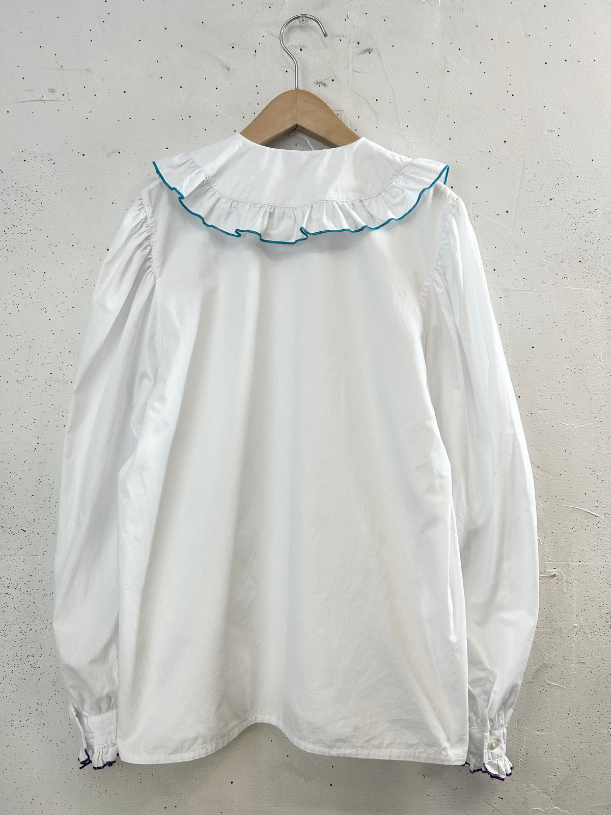 Vintage White Blouse [I33985]