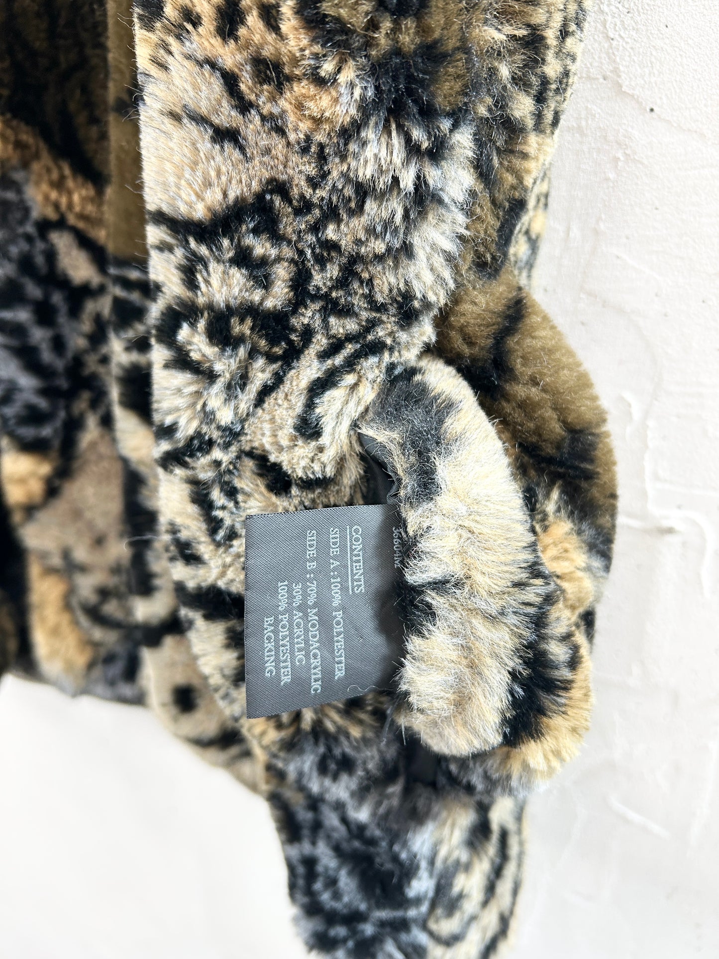 Vintage Eco Fur Vest [L31077]