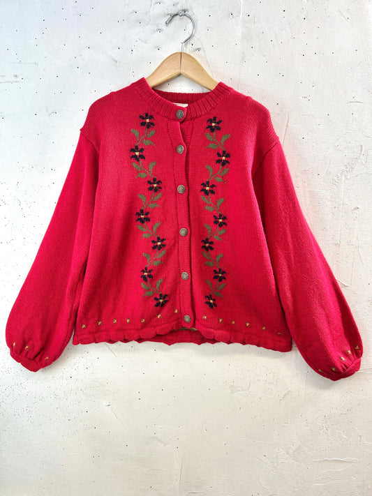 Vintage Knit Cardigan MADE IN IRELAND [K30893]