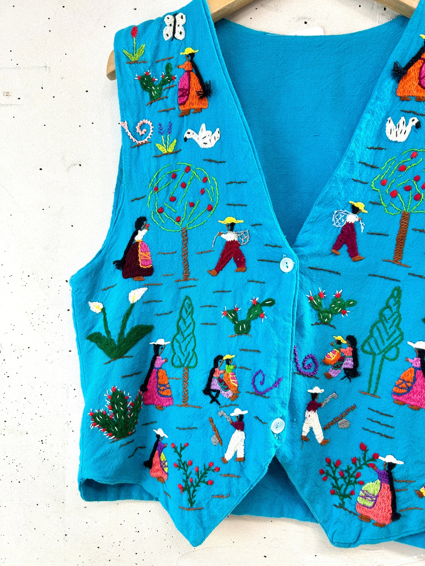 Vintage Embroidery Vest [B31534]