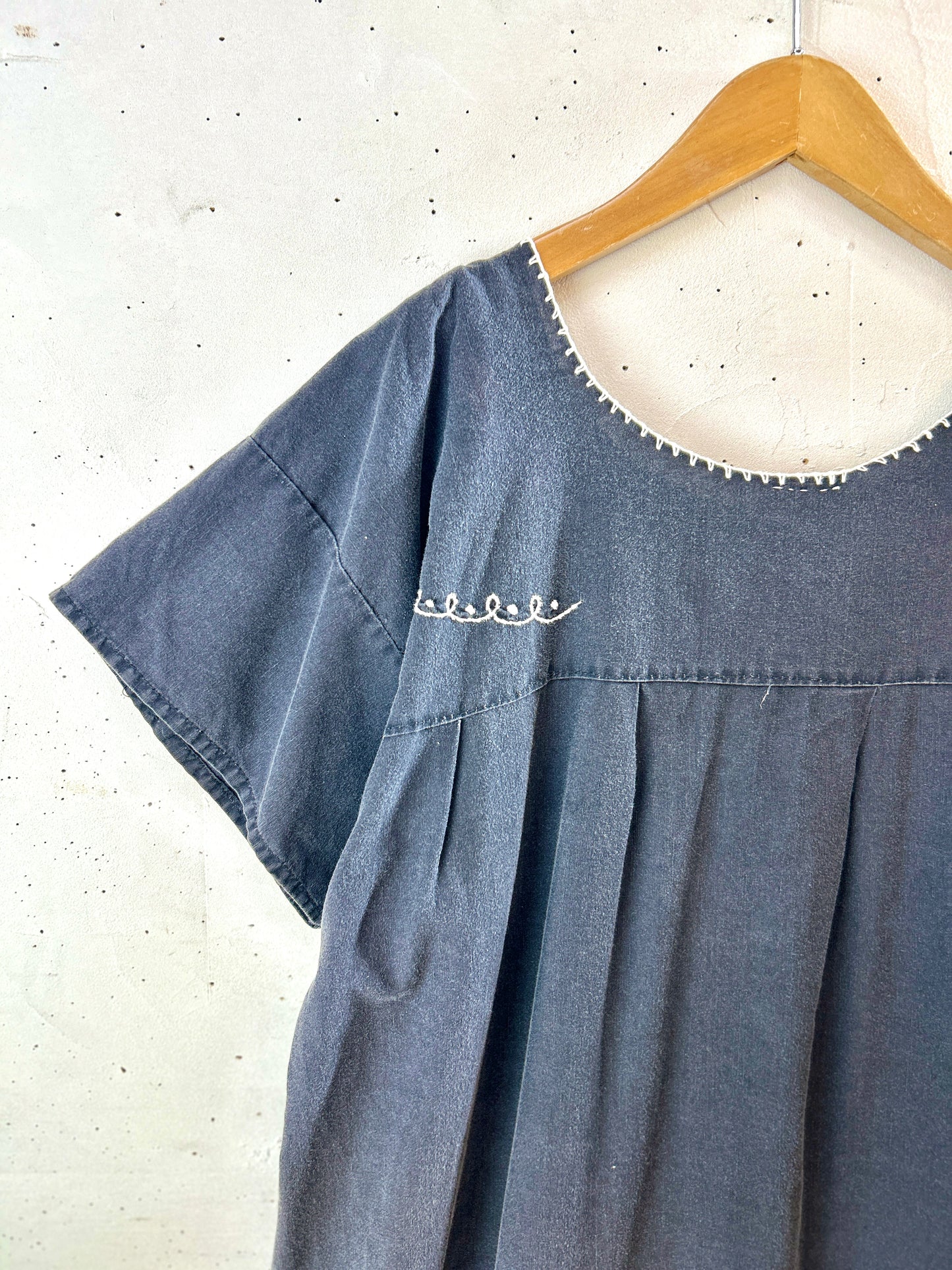 Vintage Mexican Embroiled Dress [H30819]