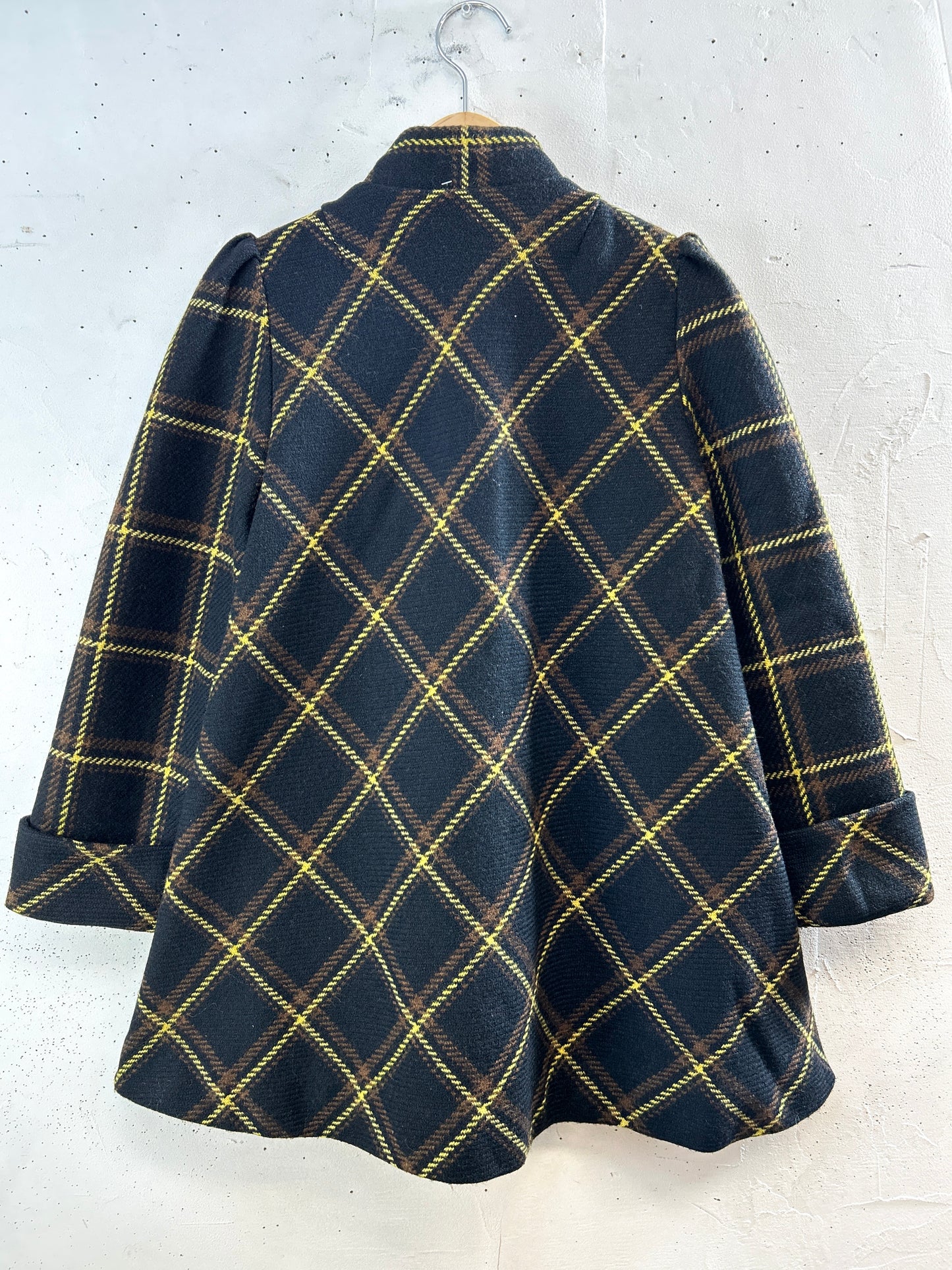 Vintage Plaid Coat  [L30964]