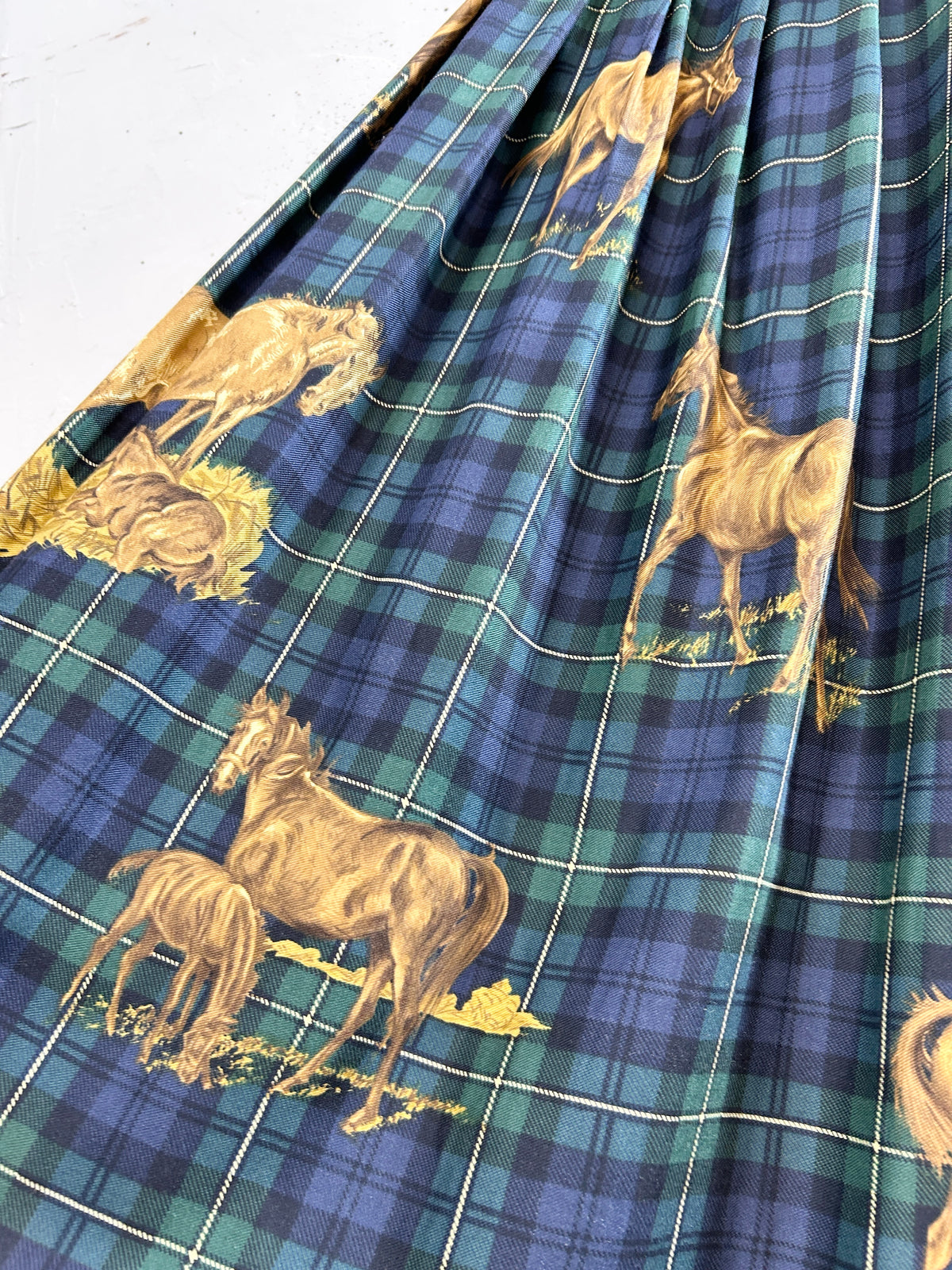 Vintage Pleated Skirt 〜Susan Bristol〜 [J34283]