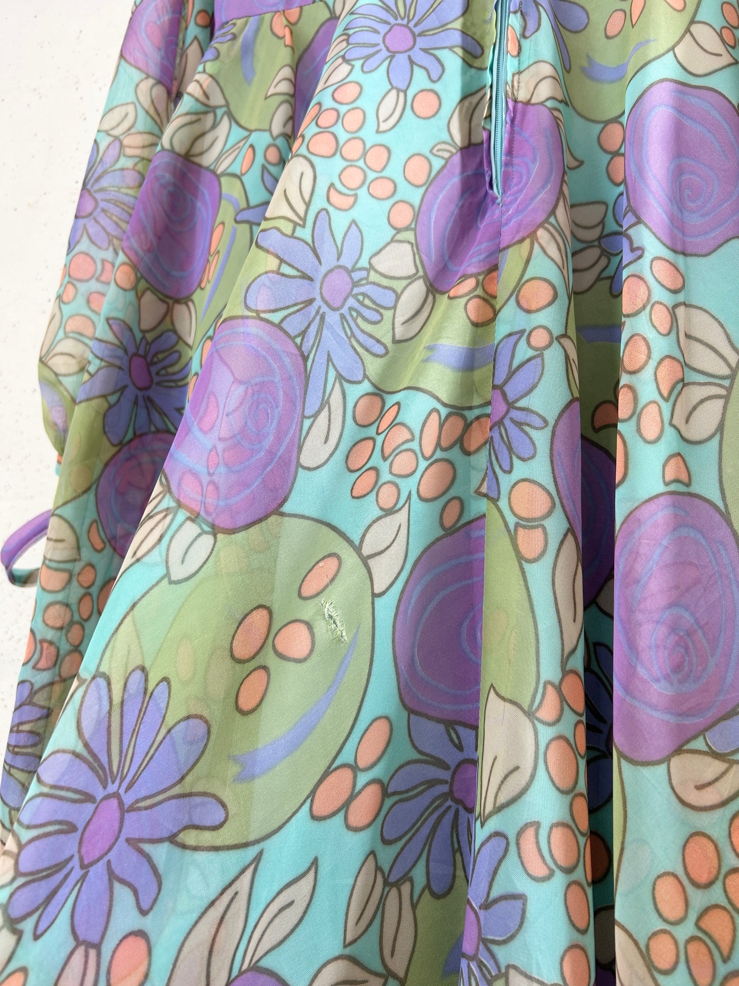 '70s Vintage Dress [J30639]