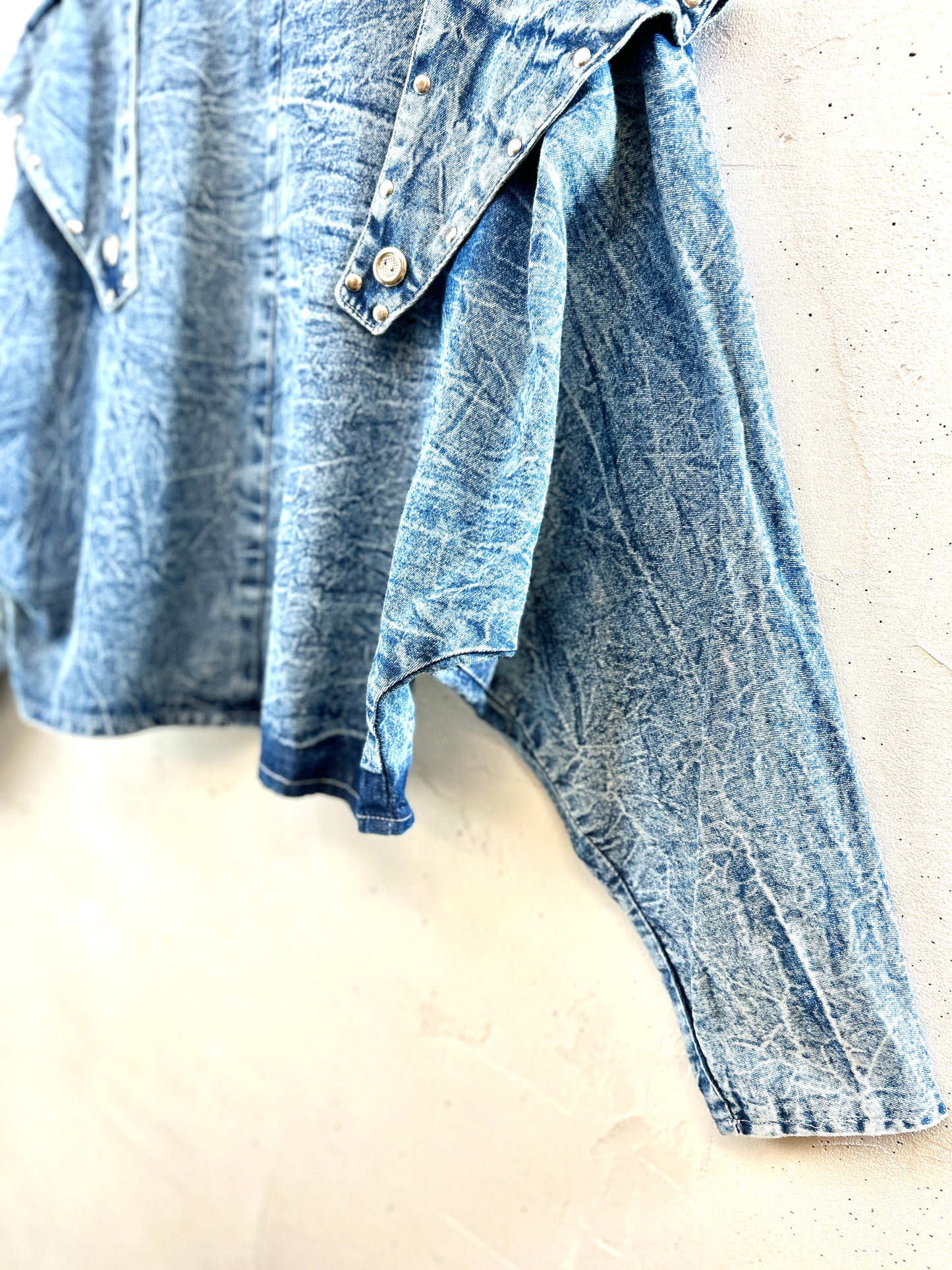 Vintage Denim Tops MADE IN Levanon [H30939]