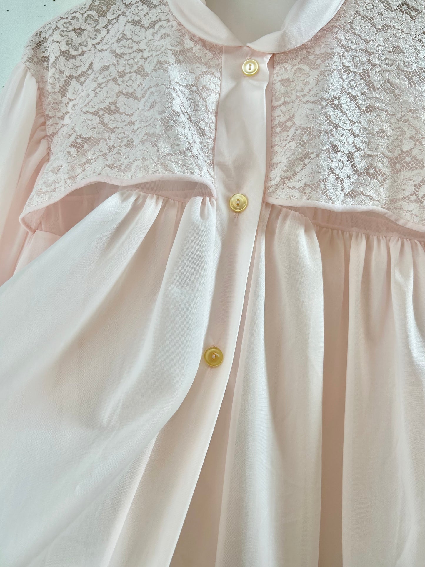 ’70s Vintage Lingerie Short Gown [G30673]