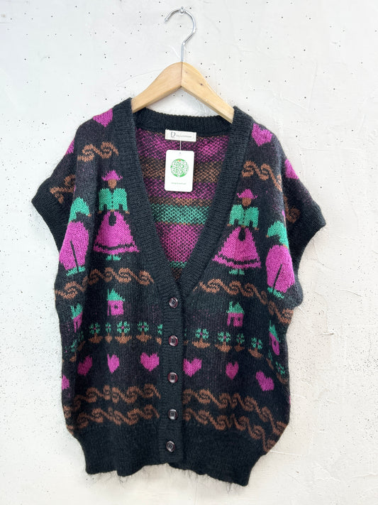 Vintage Knit Vest [B31640]