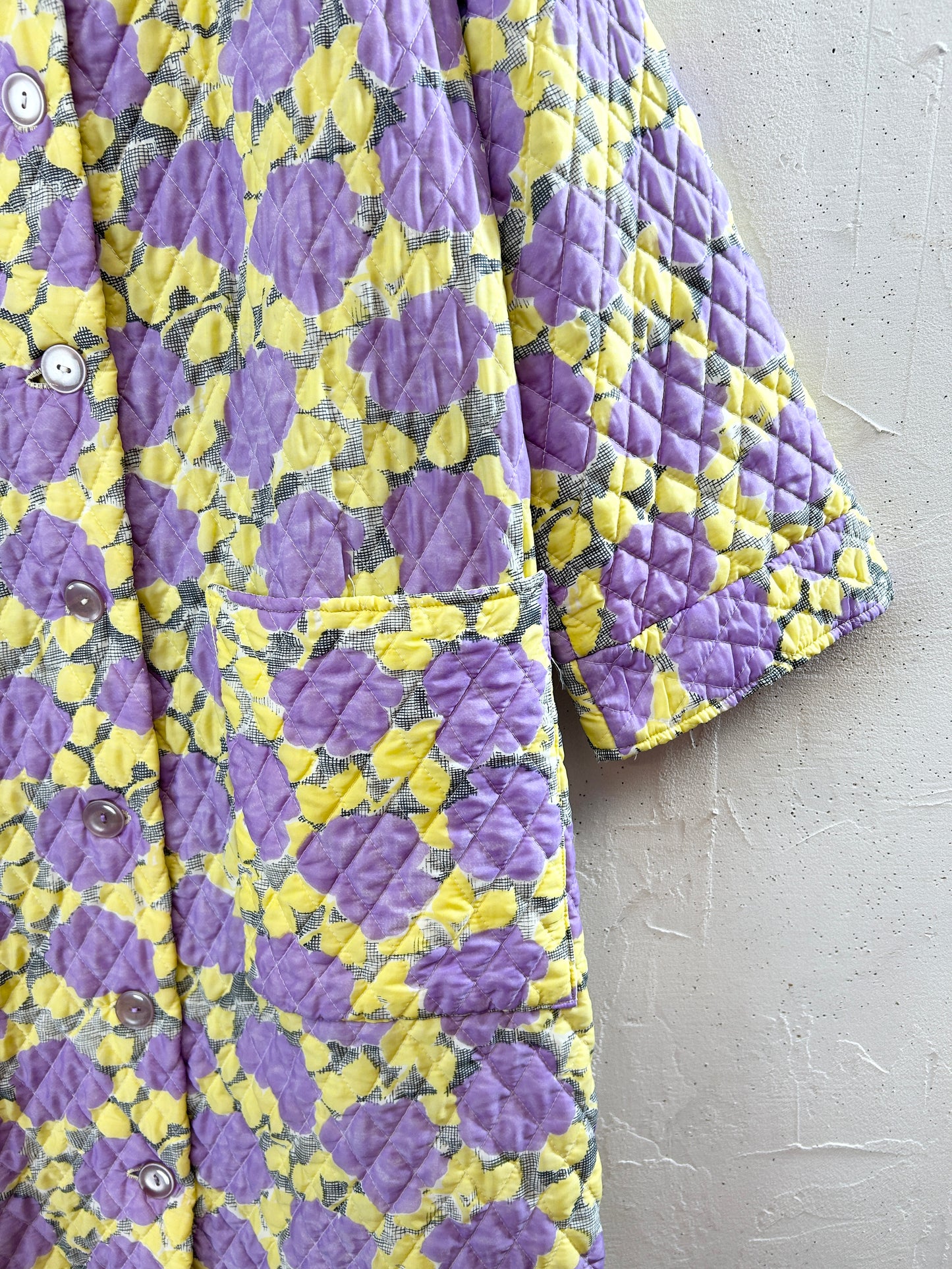’60s Vintage Quilting Gown [I30304]