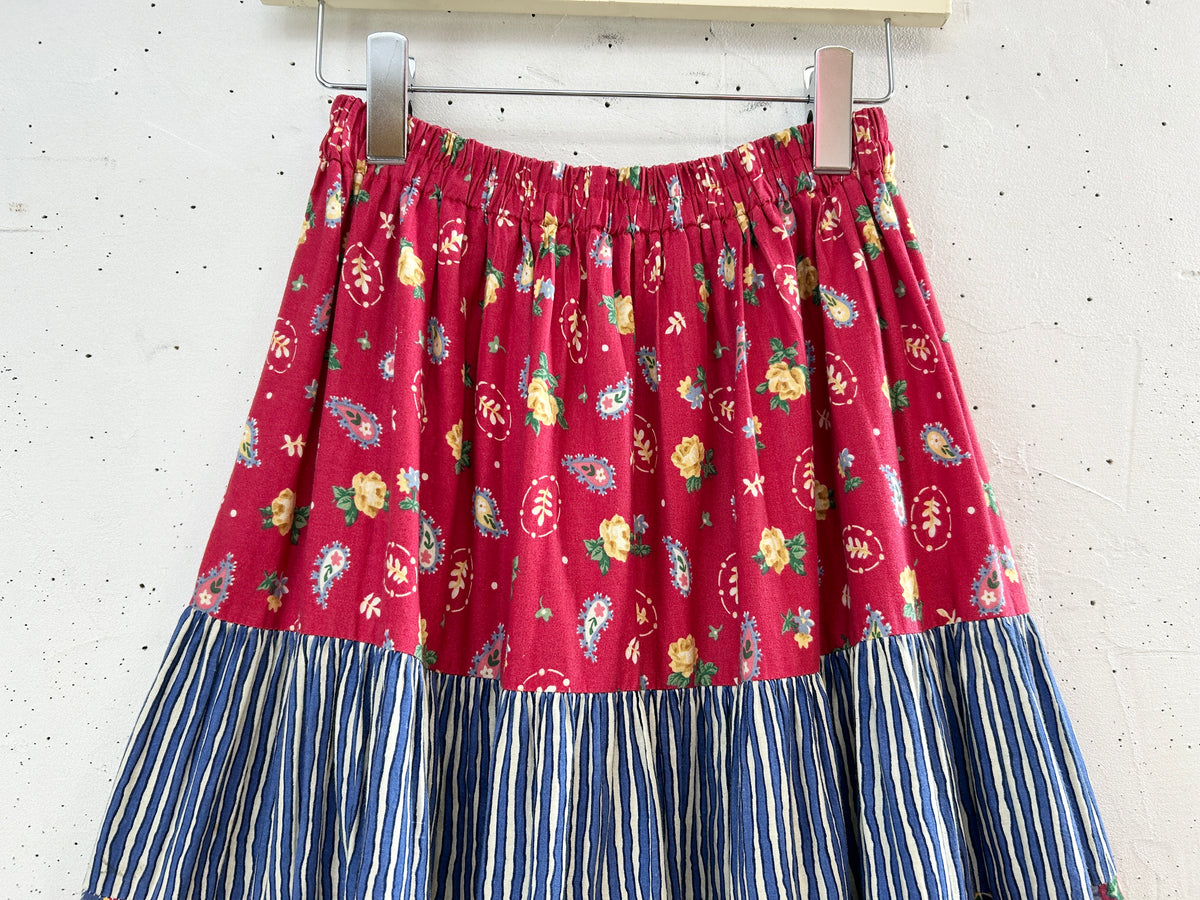 Vintage Tiered Skirt 〜MADE IN TEXAS〜 [I33817]
