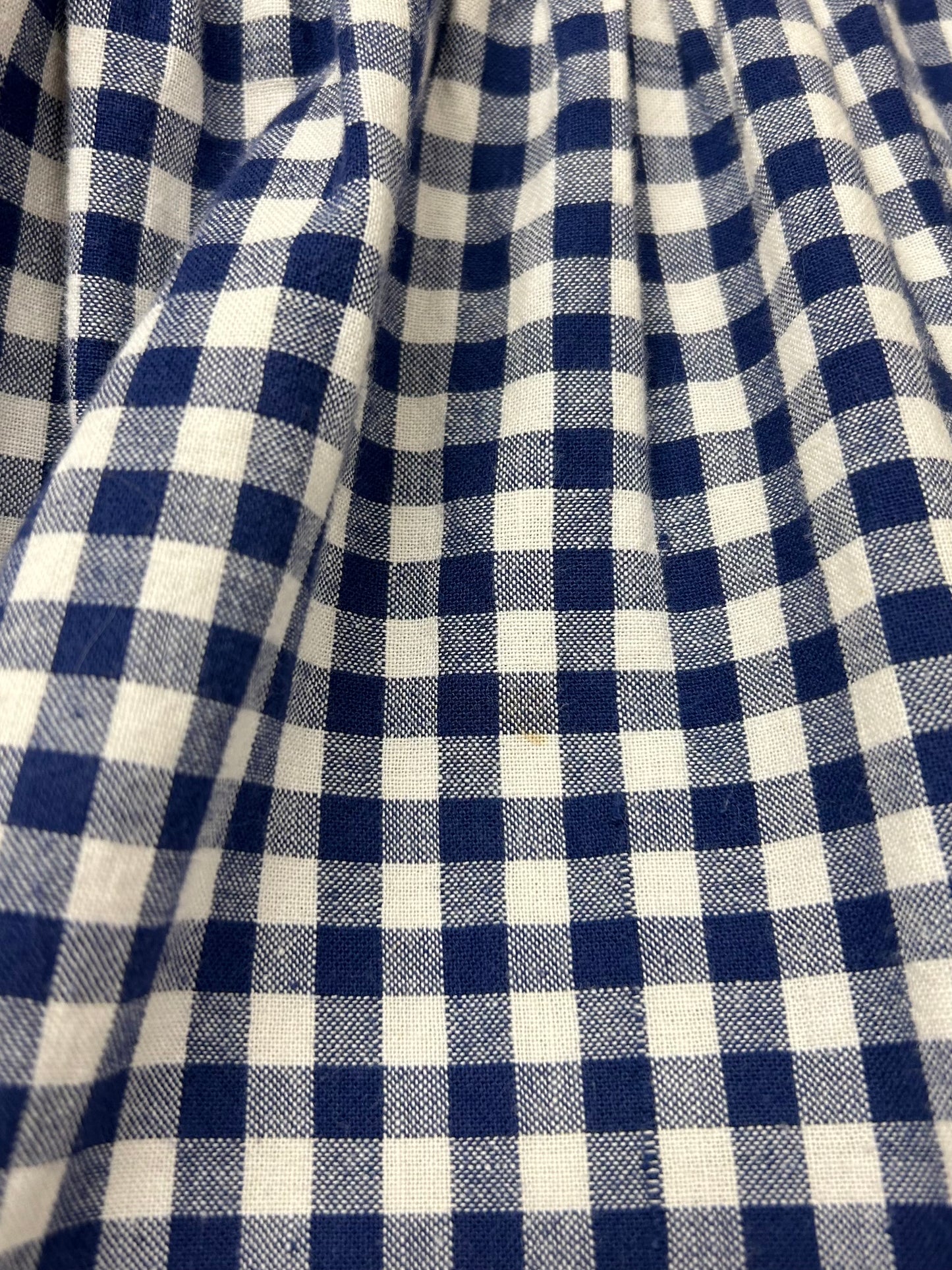 Vintage Gingham Plaid Skirt  MADE IN FRANCE [G30708]