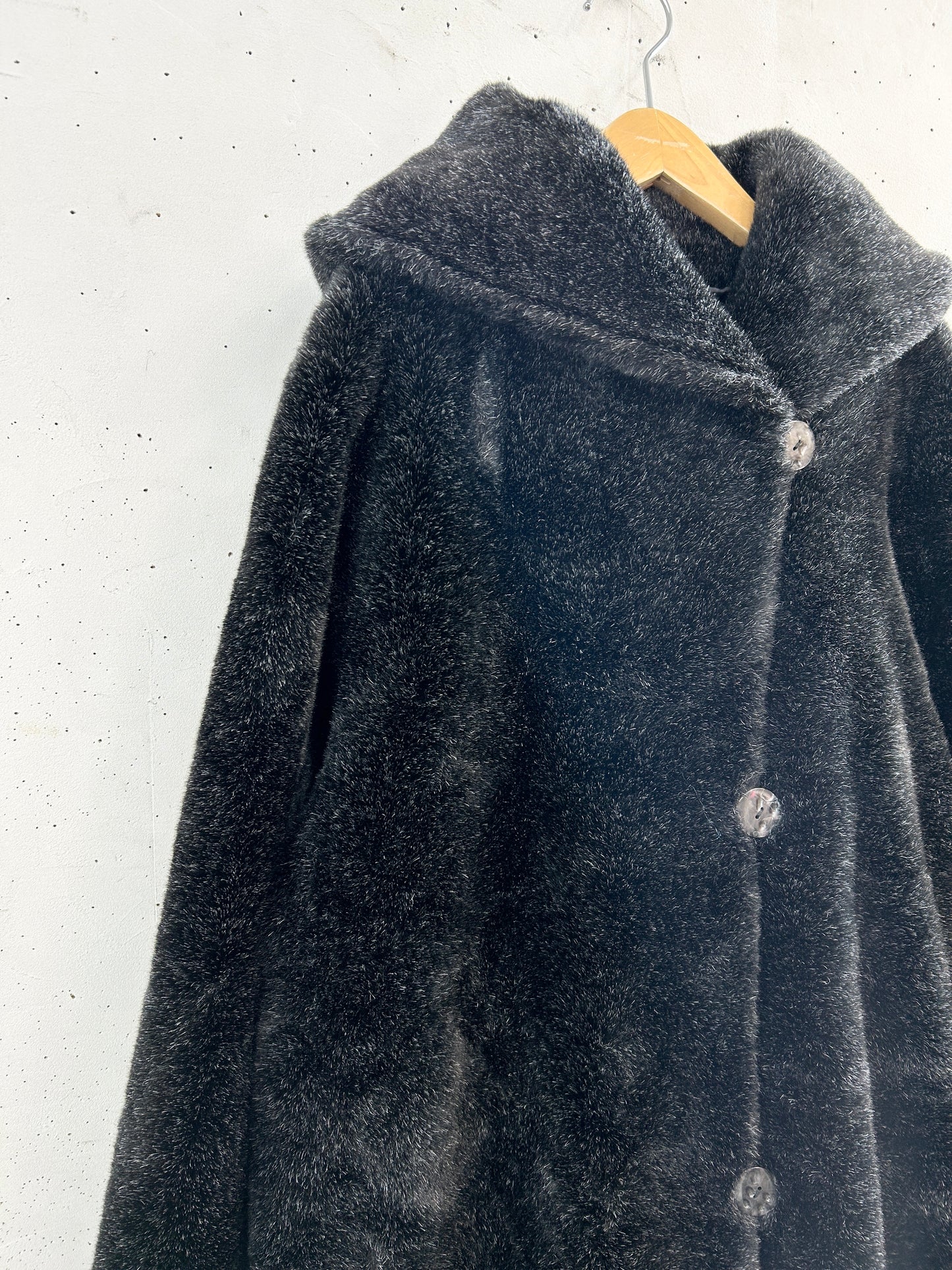 Vintage Eco Fur Coat [L31031]