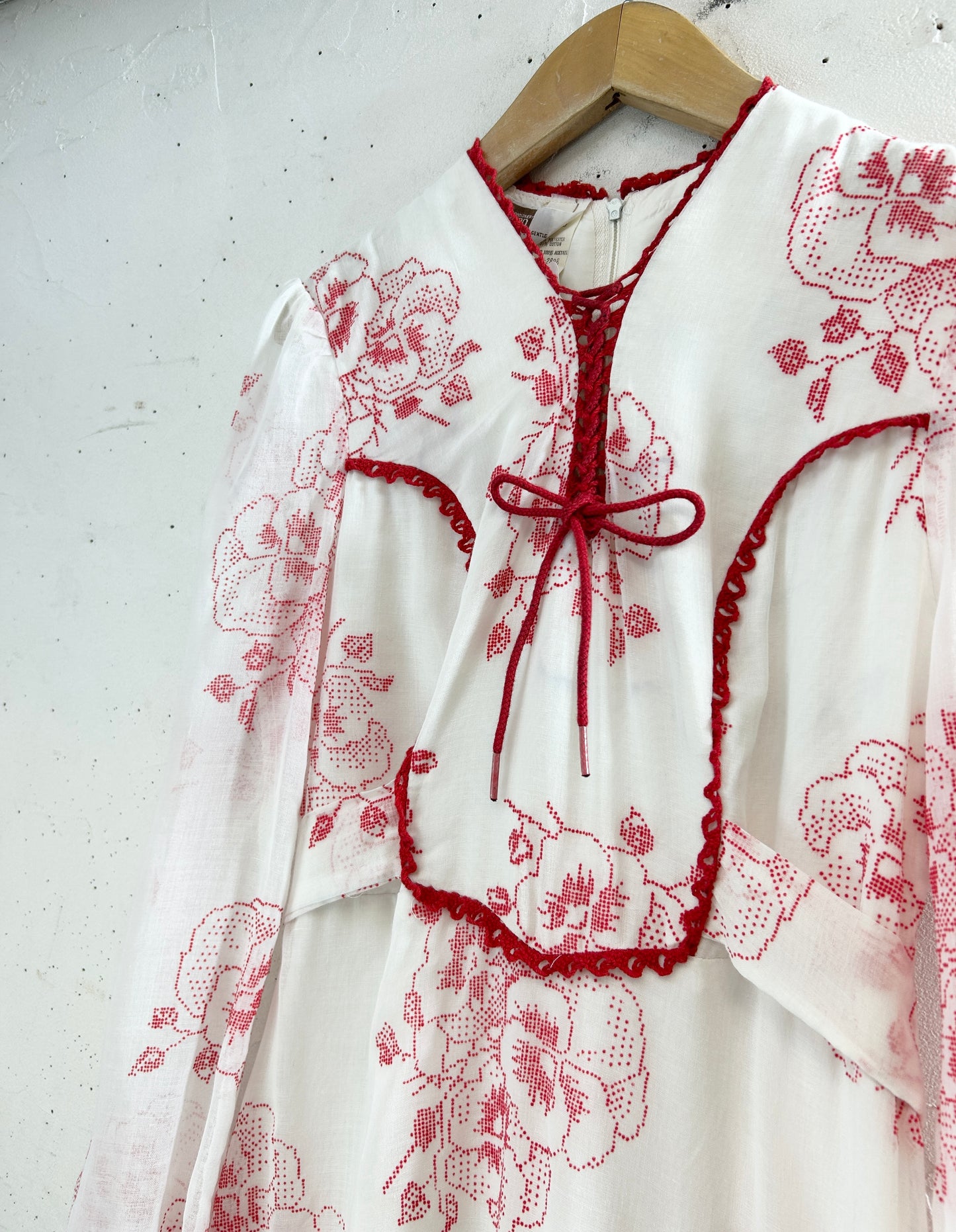 '70s Vintage Dress 〜Montgomery WARD〜 [J30638]