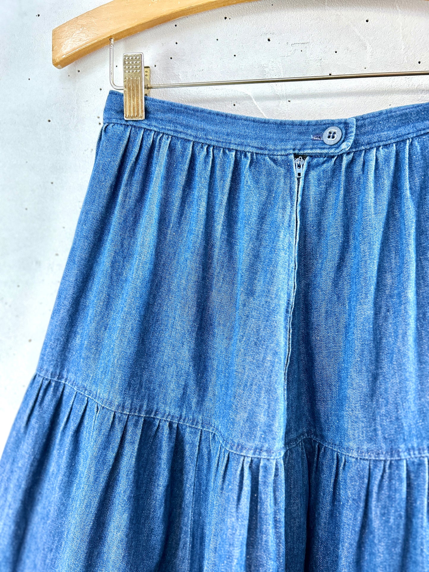 Vintage Denim Skirt [H30956]