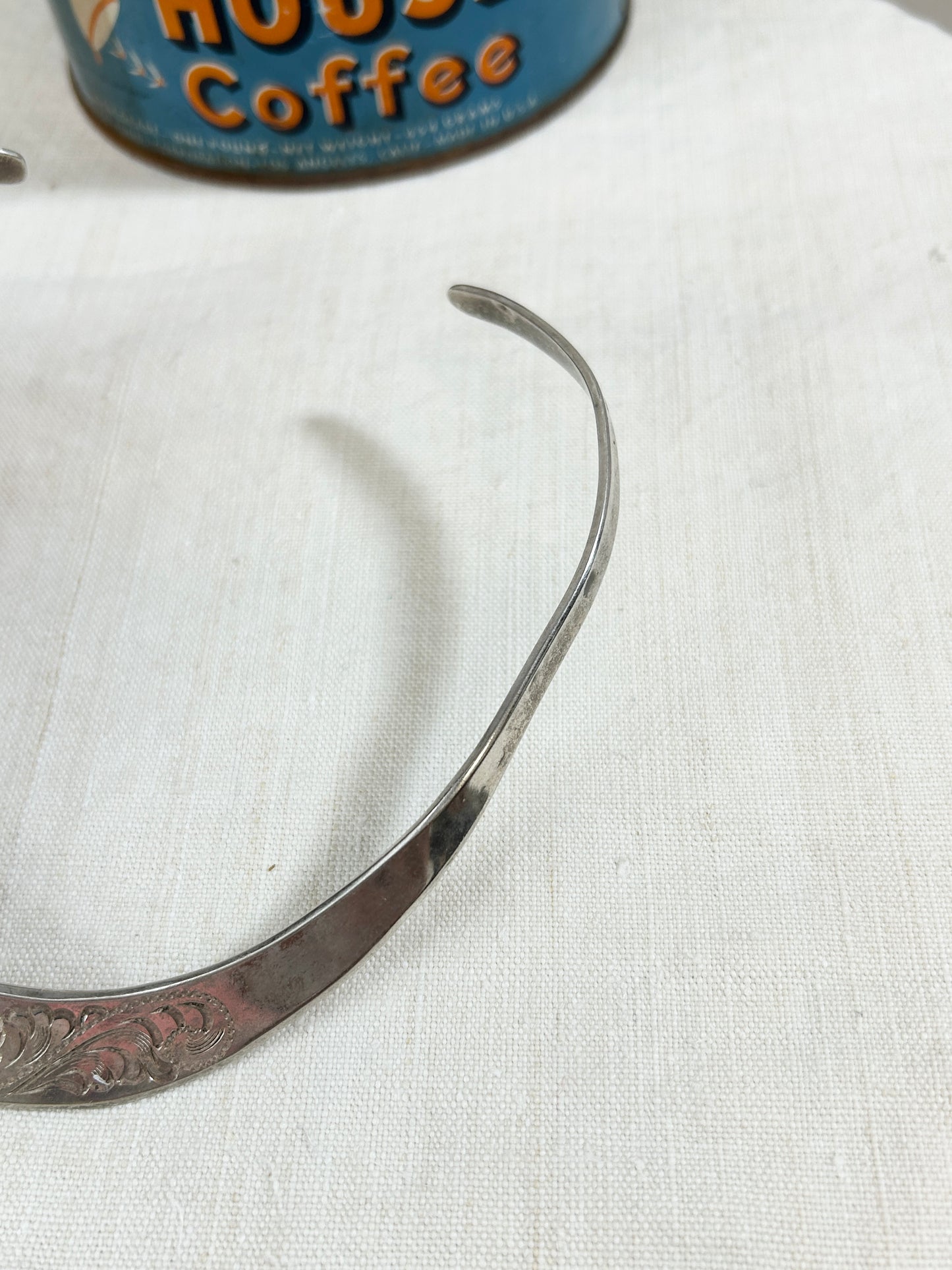 Vintage 925Silver Choker MADE IN MEXICO [I30221]