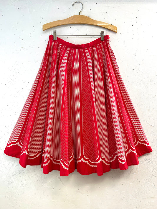 Vintage Tyrol Skirt MADE IN W-GERMANY [E32503]