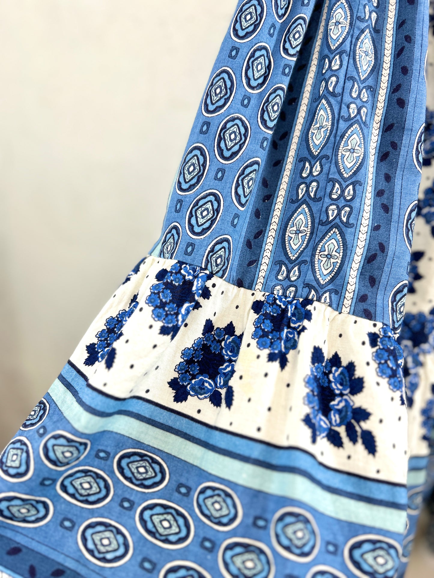 Vintage Tiered Skirt  MADE IN FRANCE [L31153]