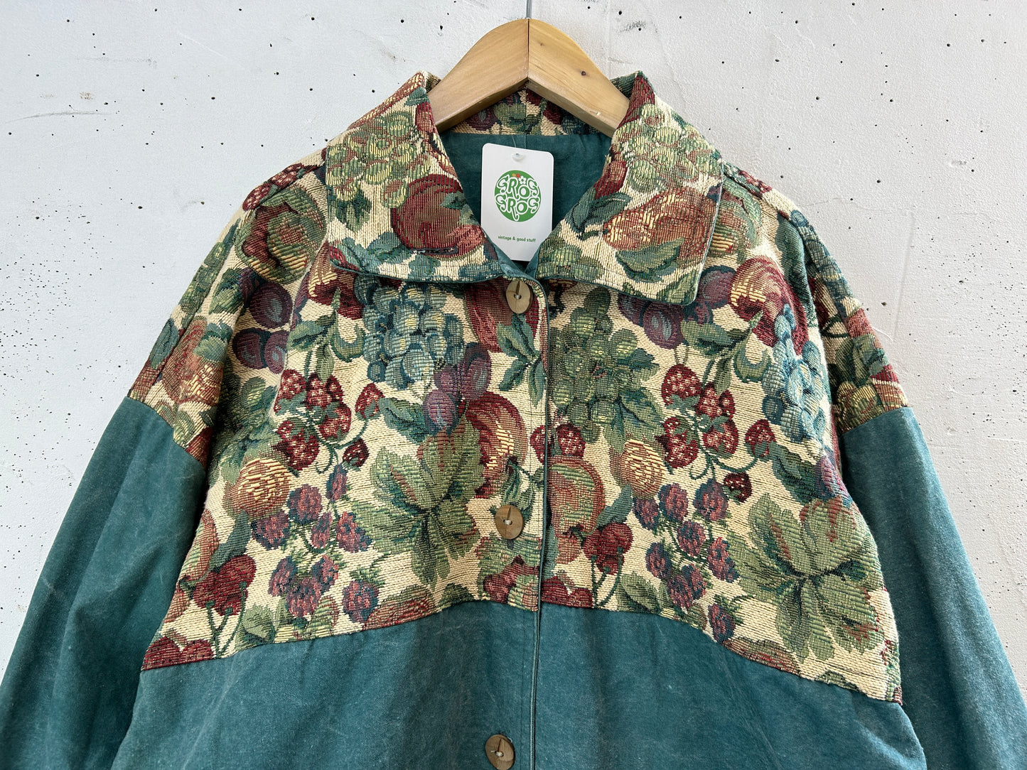 Vintage Canvas&Gobelin Jacket [I33690]