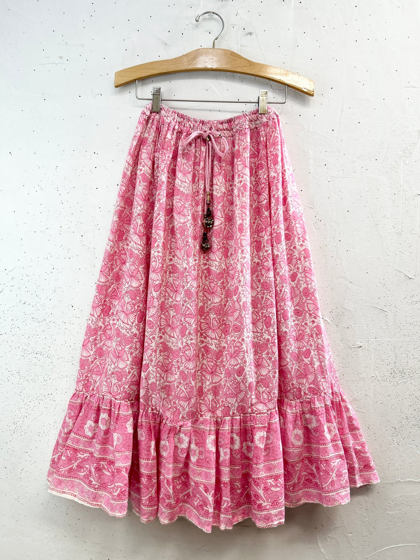 Vintage Tiered Skirt  MADE IN INDIA [C31864]