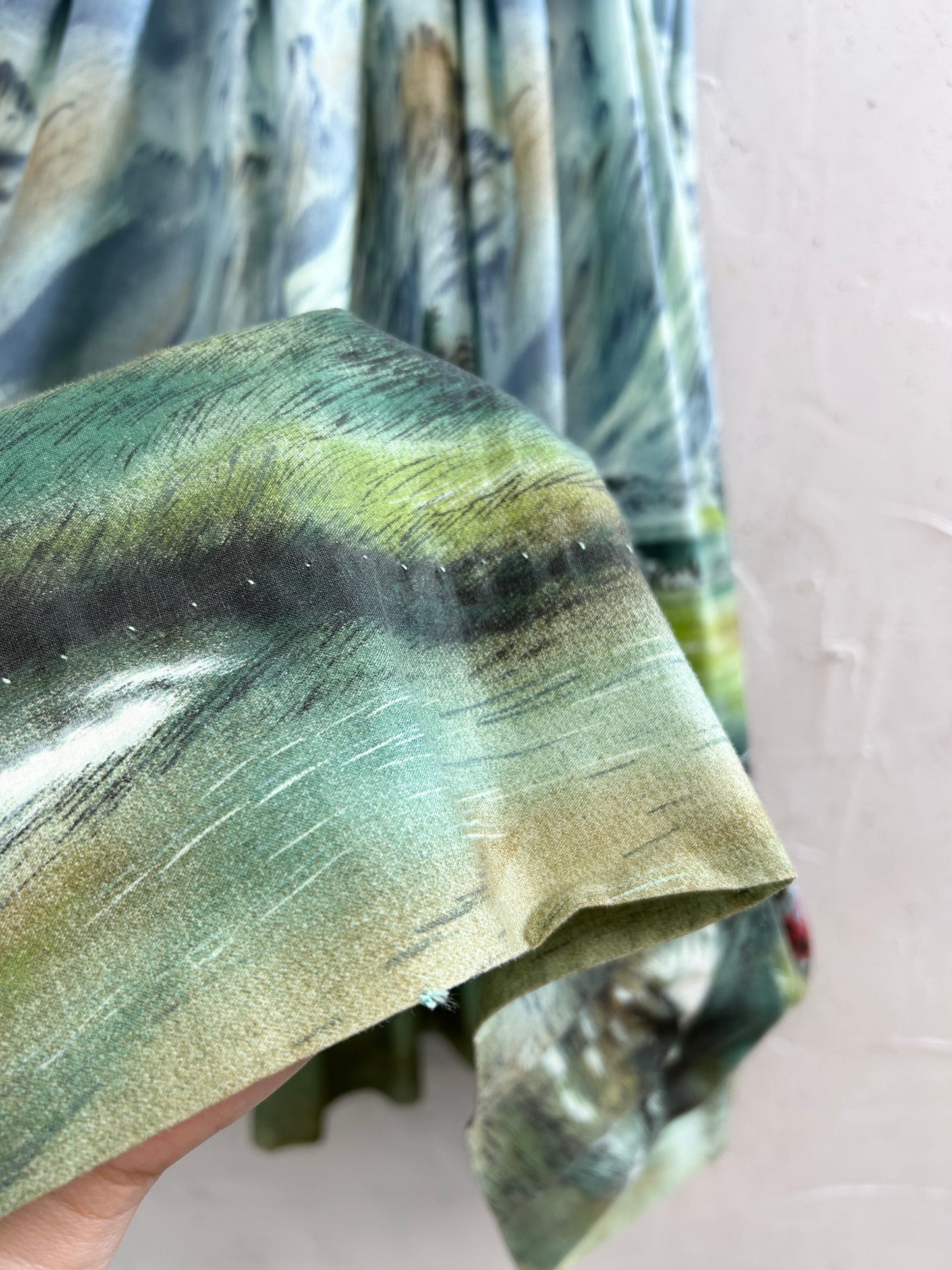 '50s Vintage End Pattern Skirt [G33175]
