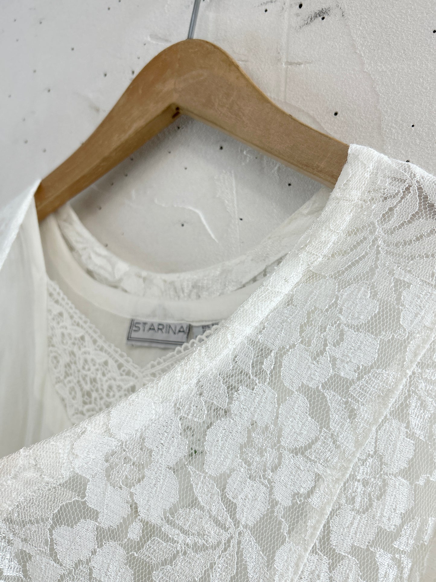 Vintage Lace Dress MADE IN INDIA [C31825]