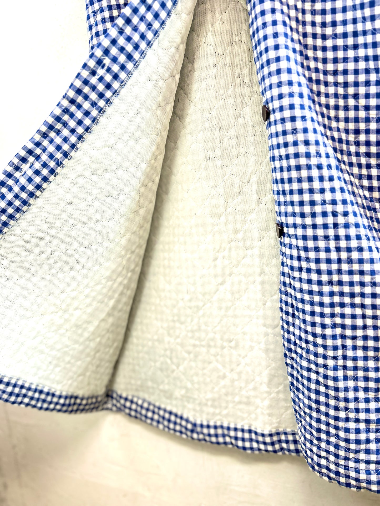 '70sVintage Quilting Gown [L31158]