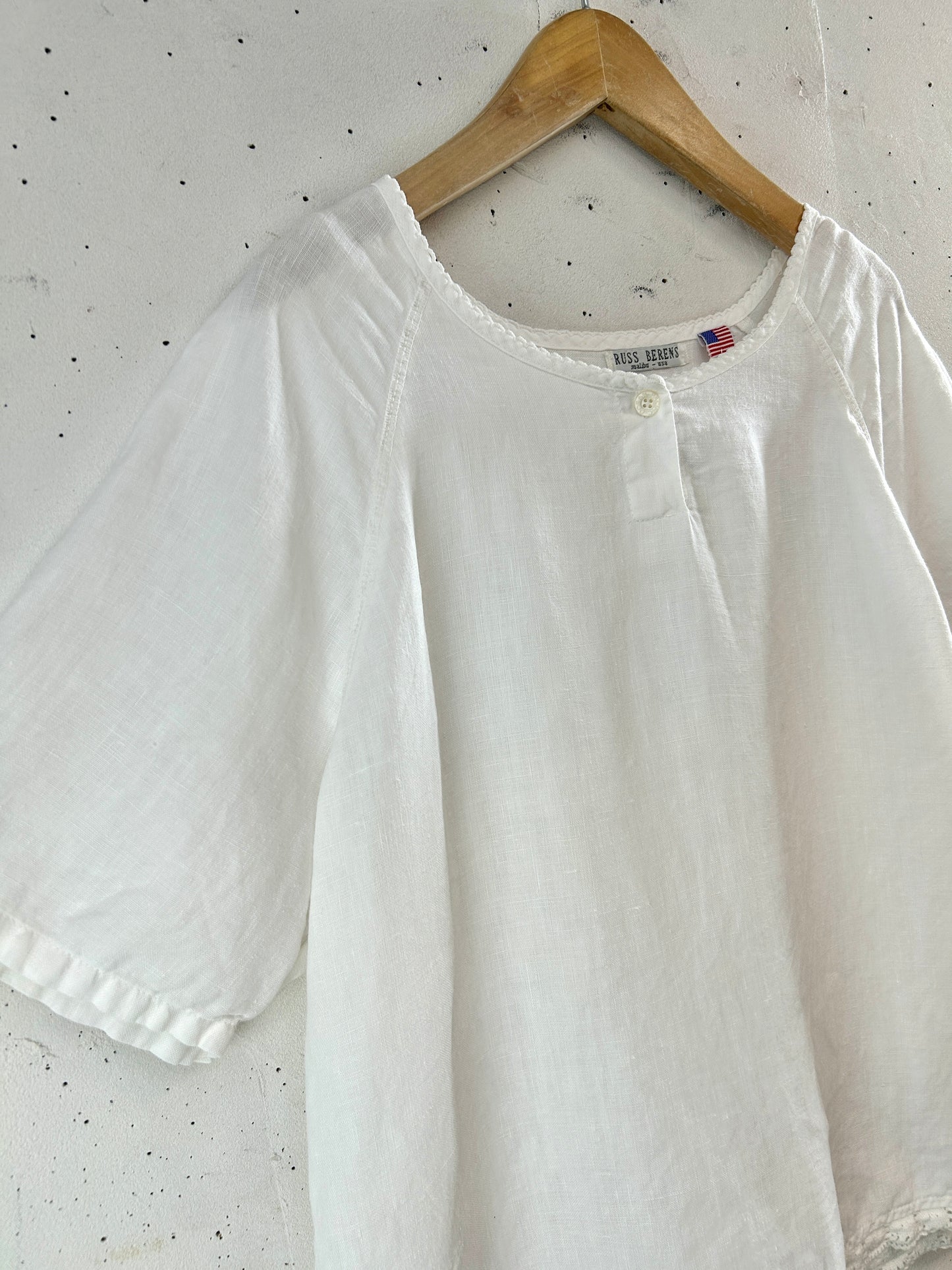 Vintage Linen Tops MADE IN USA [F32603]