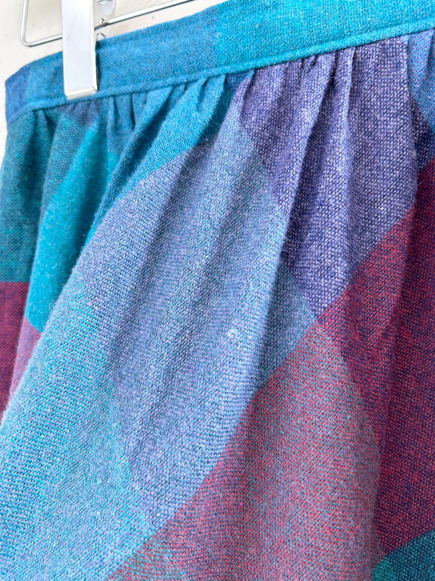 Vintage Plaid Skirt  [I33753]