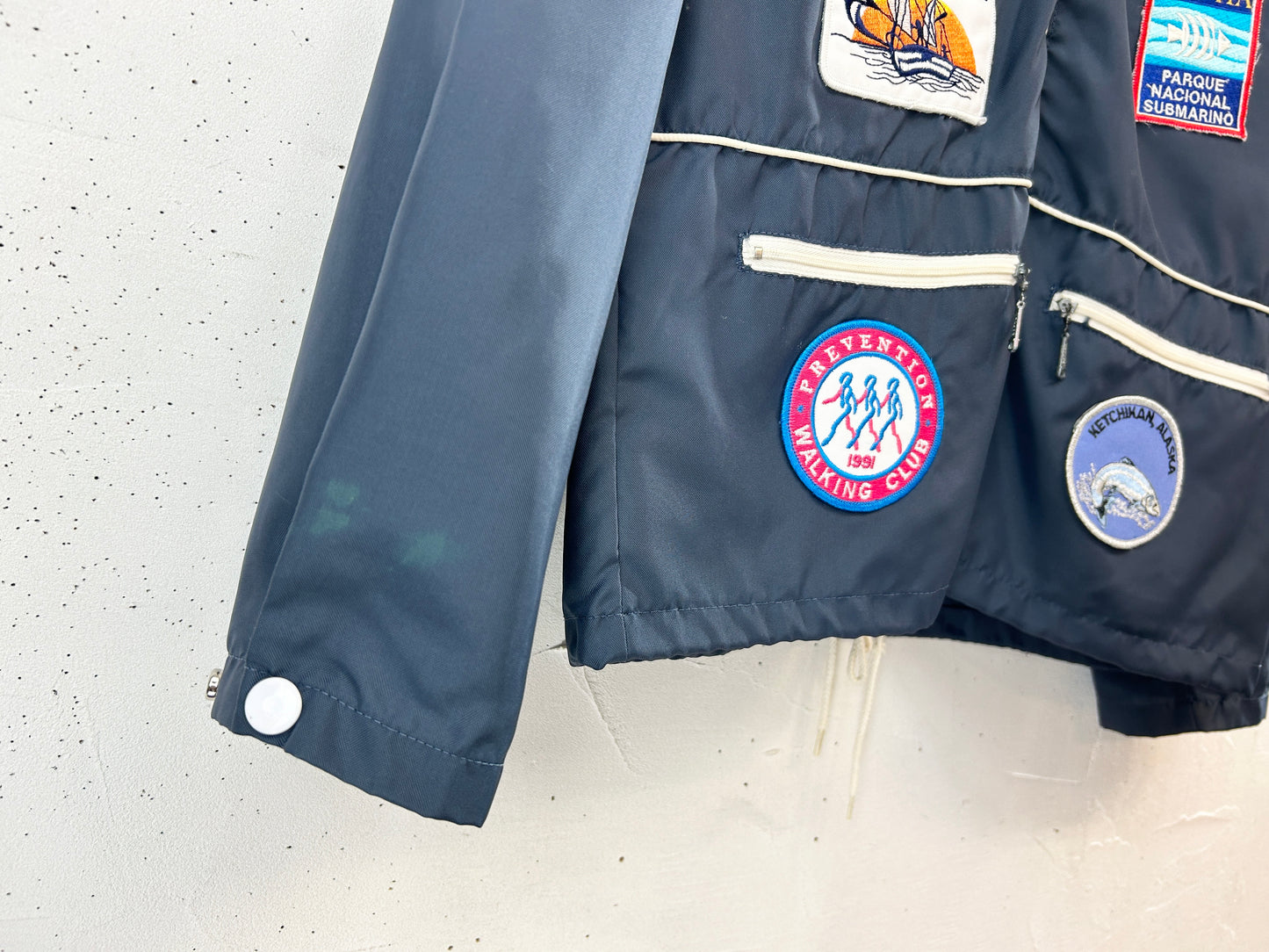 Vintage Patch Jacket 〜Campus〜 [J30417]