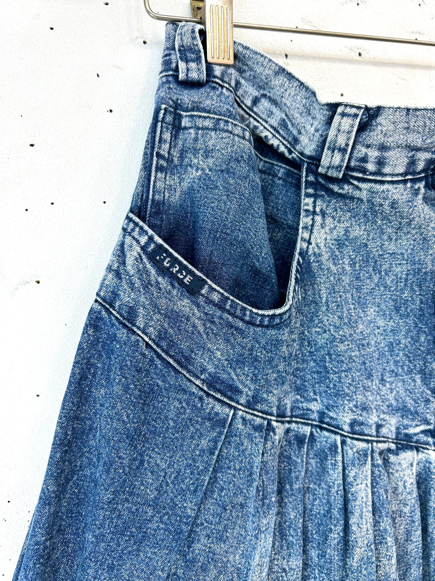 Vintage Denim Skirt  [E32433]