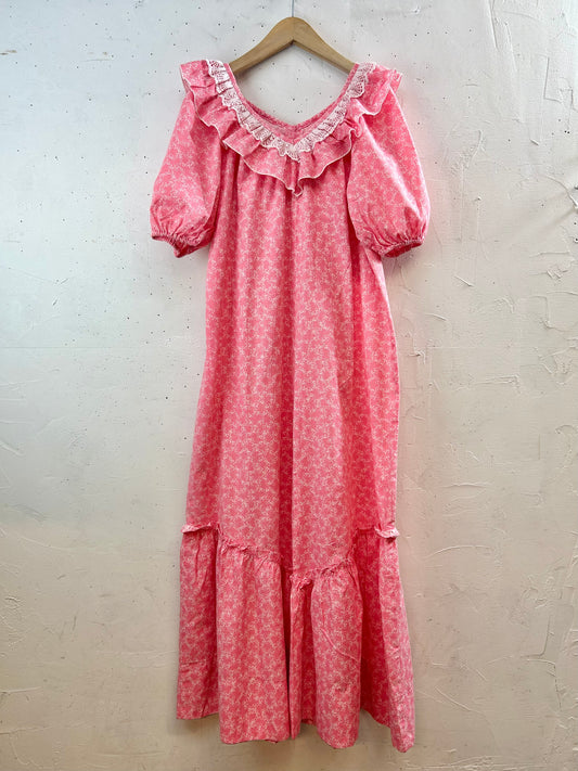 Vintage Bicycle Pattern Dress [G30805]