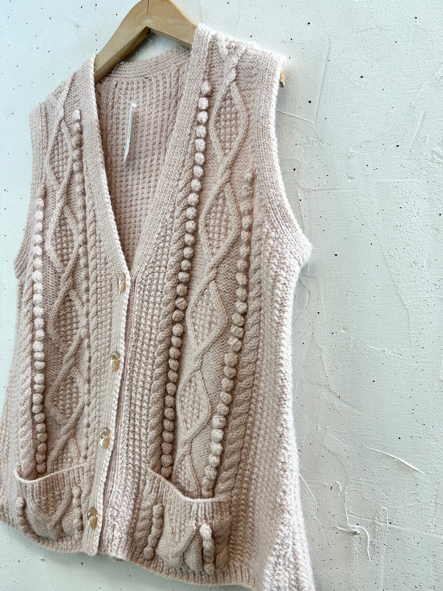 Vintage Knit Vest [K30920]