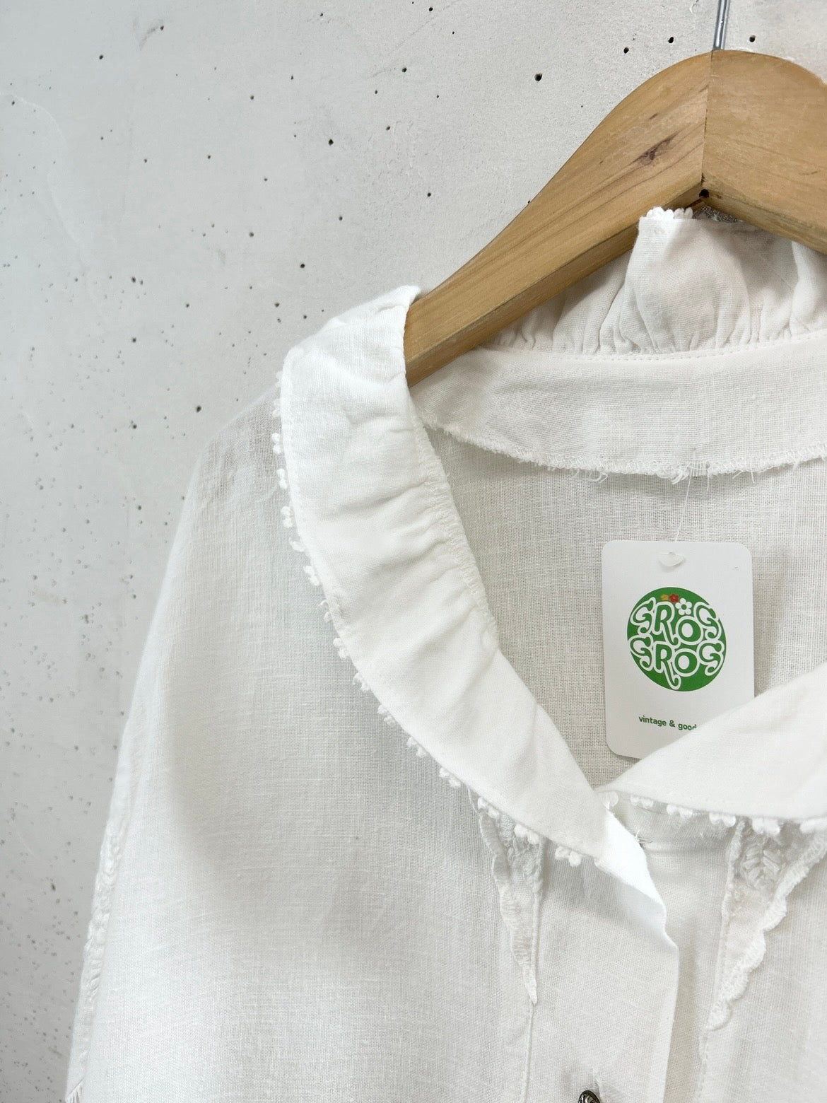 Vintage Tyrol White Blouse [D32079]